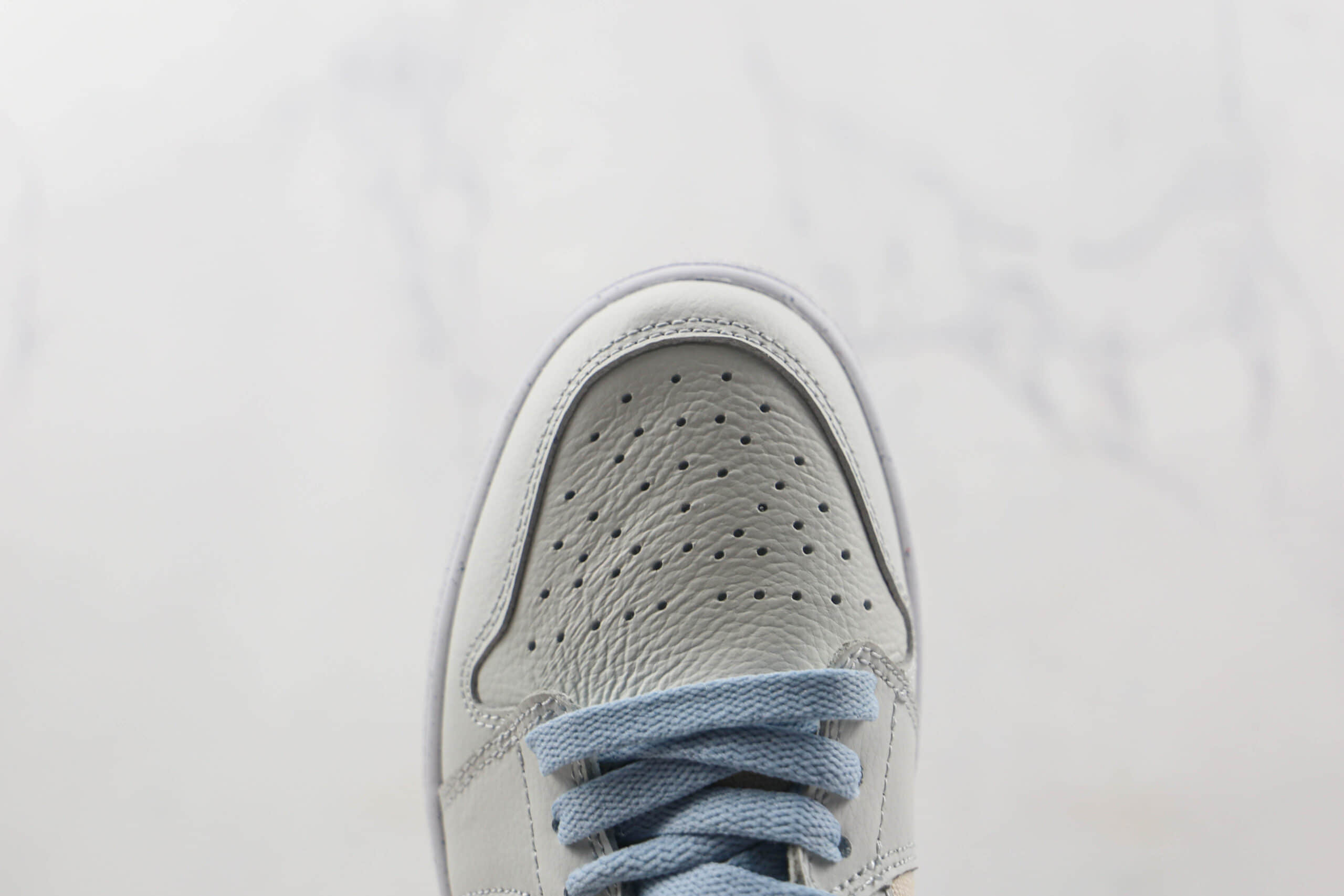 乔丹Air Jordan AJ1 Low纯原版本低帮AJ1灰蓝帆布配色板鞋原档案数据开发 货号：DQ4151-500