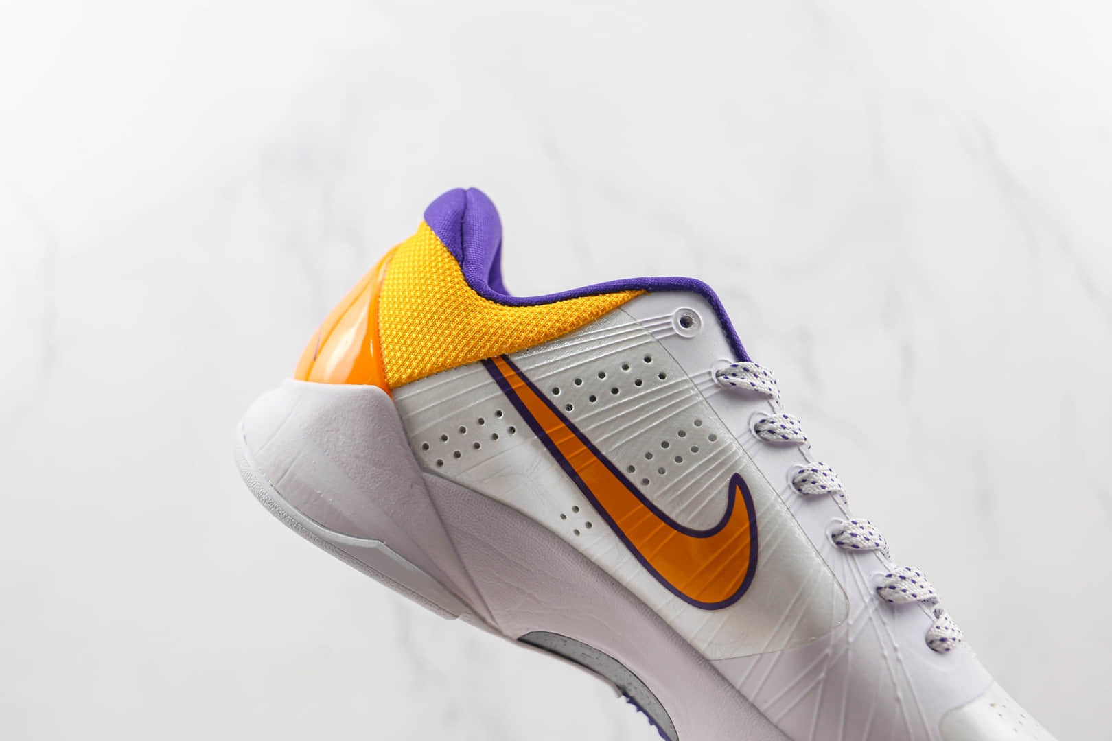 耐克Nike Kobe 5 Protro Chaos纯原版本科比5代白黄紫篮球鞋内置碳板支持实战 货号:386430-102
