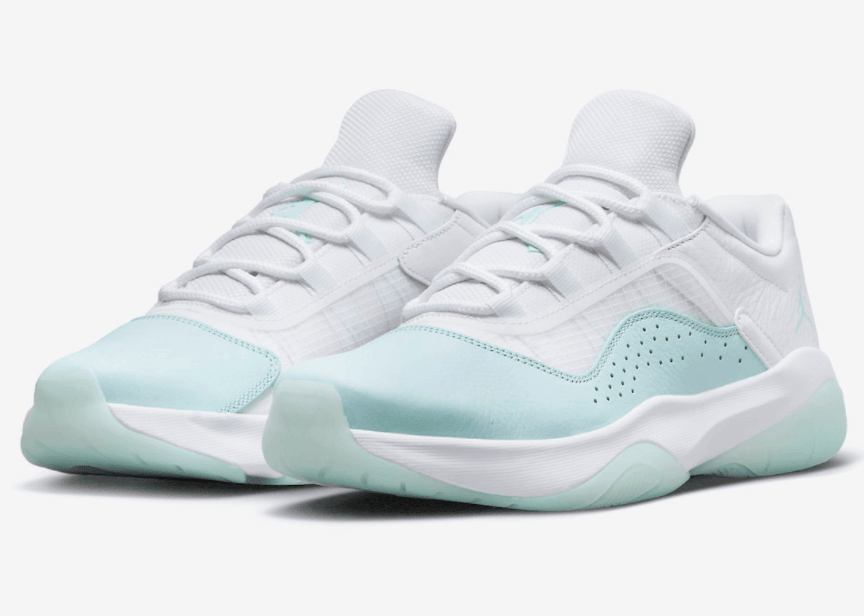 清爽薄荷绿！全新AJ11 CMFT Low 官图曝光！ 货号：DV2629-100