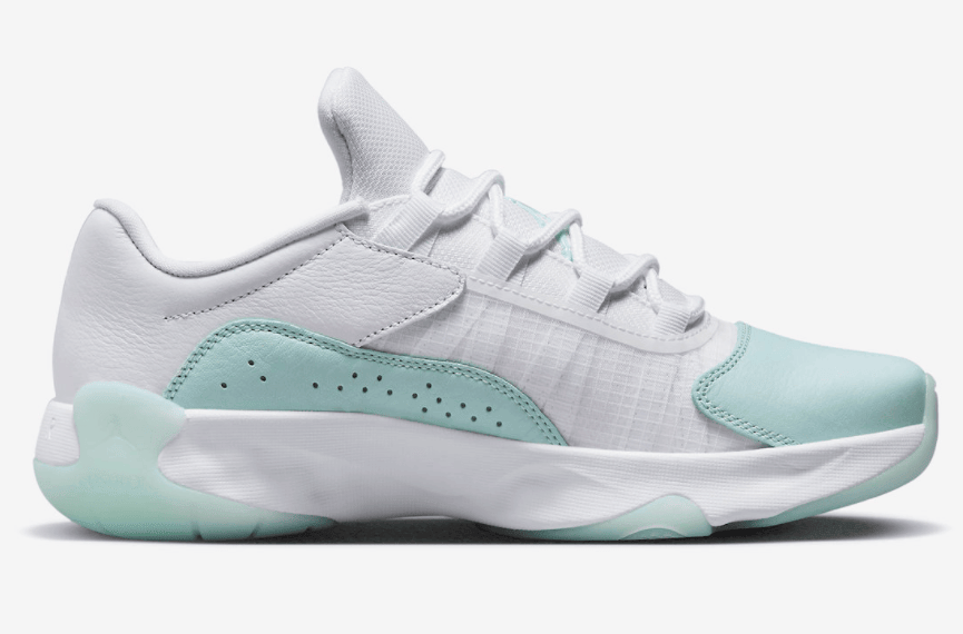 清爽薄荷绿！全新AJ11 CMFT Low 官图曝光！ 货号：DV2629-100