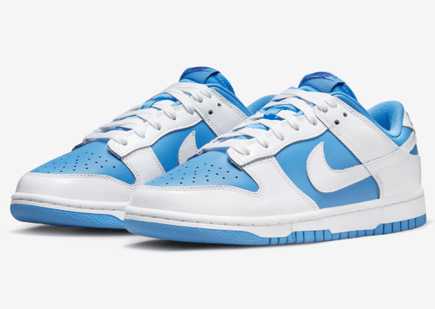 全新反转北卡蓝Dunk官图释出!即将发售! 货号:DJ9955-101
