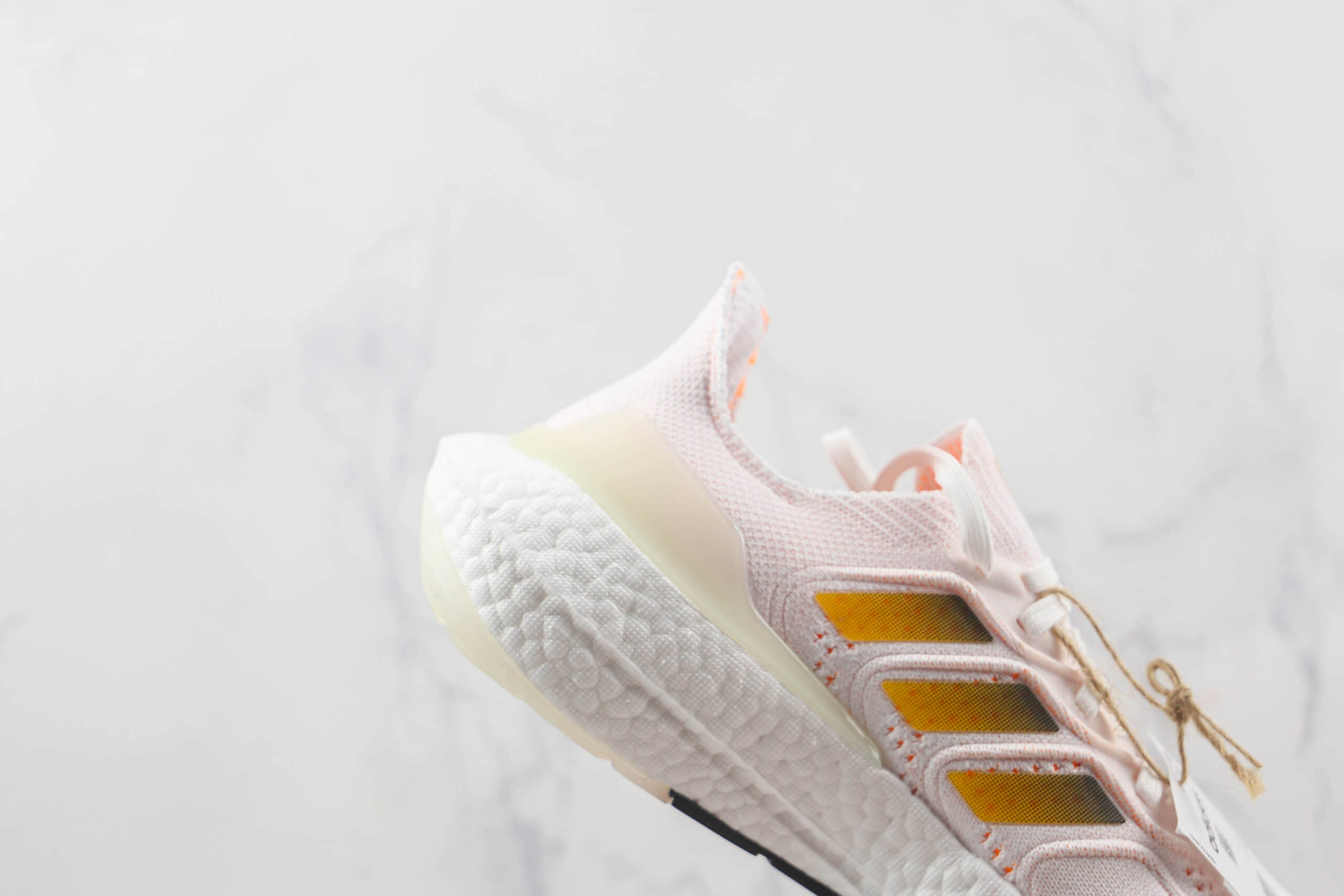 阿迪达斯Adidas Ultra Boost 22 Consortium莆田纯原复刻版本UB8.0淡粉色爆米花跑鞋原楦头纸板打造 货号:GX8057