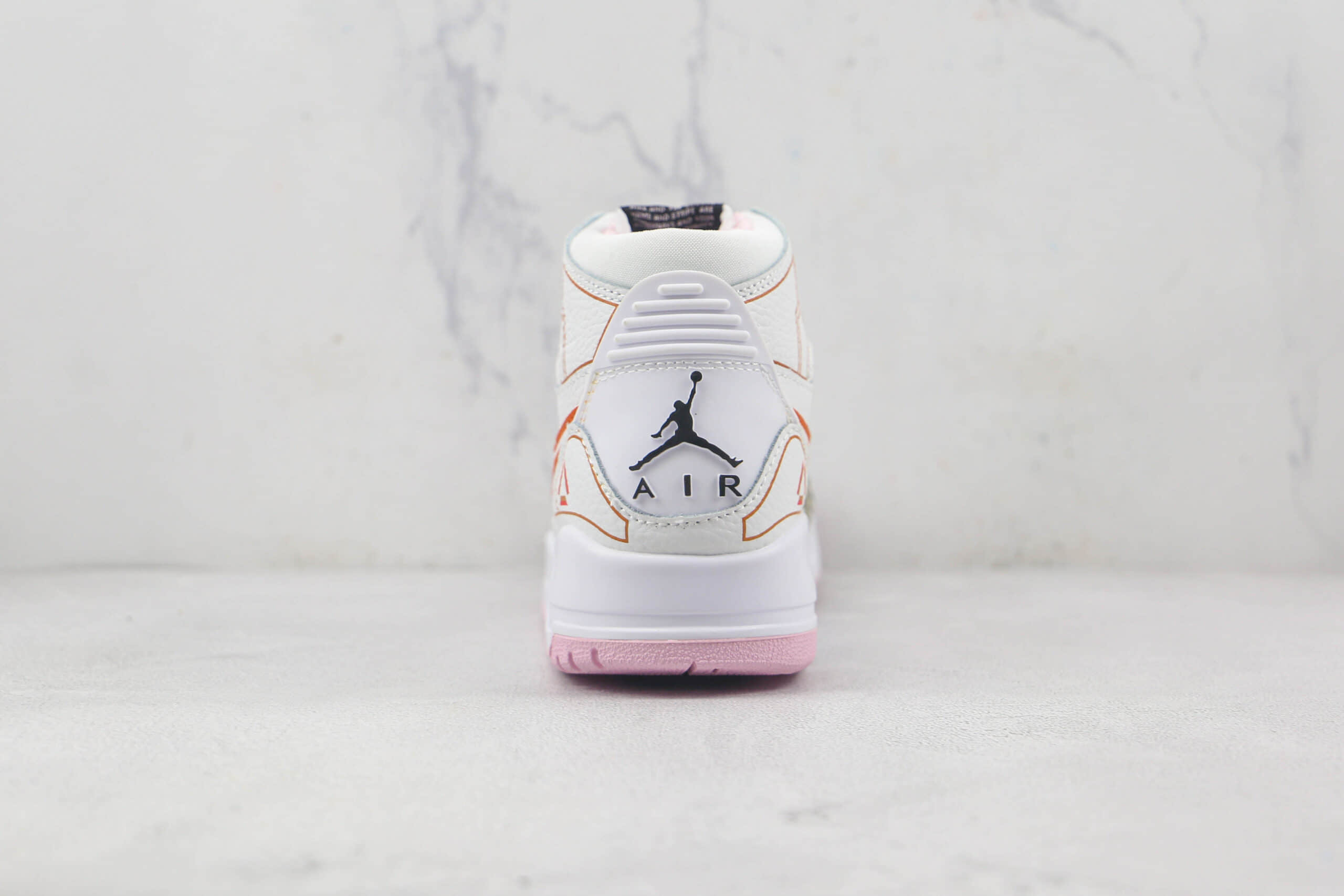 乔丹Air Jordan Legacy 312莆田纯原复刻天花板AJ312高帮白粉橙钩篮球鞋原楦头纸板打造 货号:AT4040-106