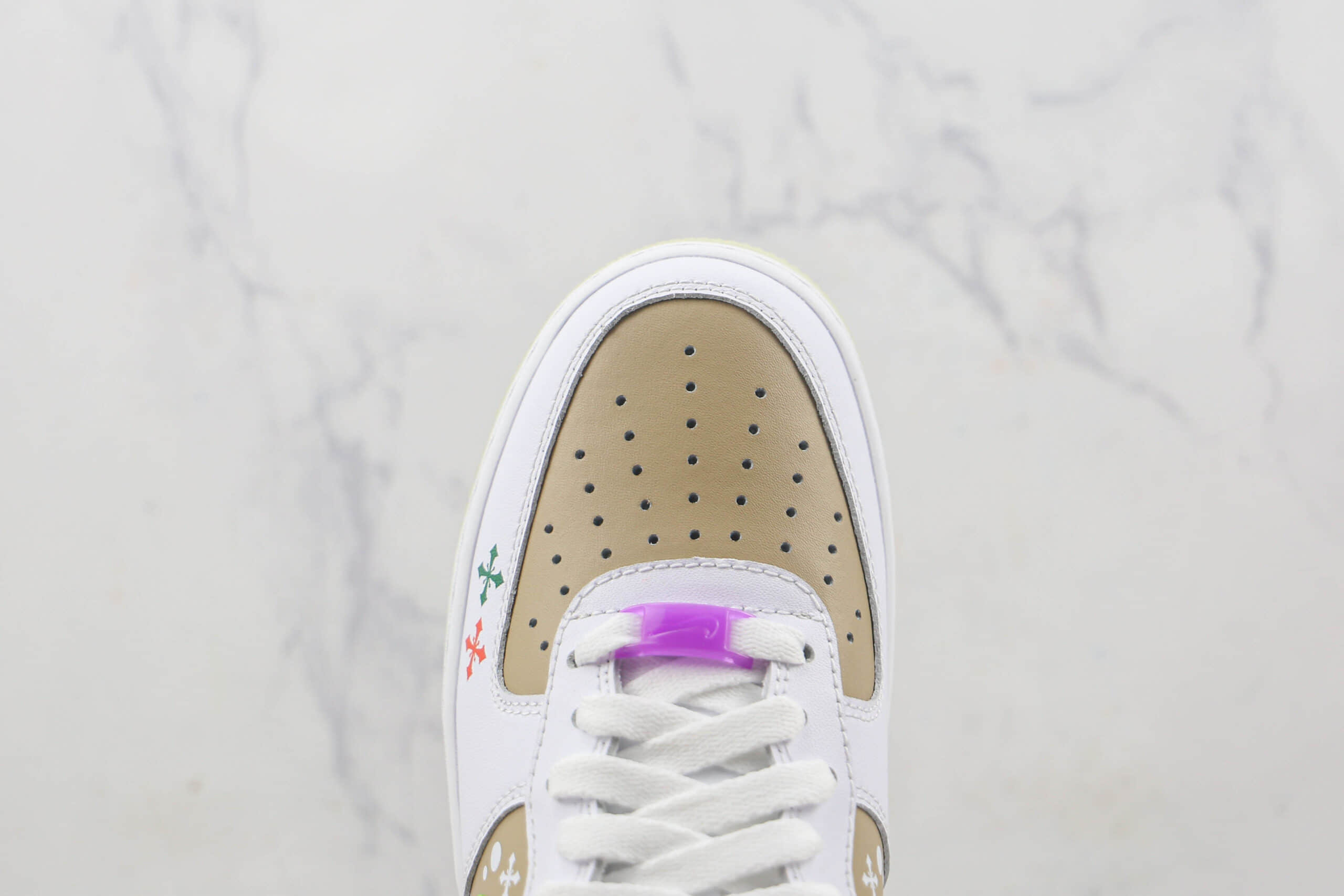 耐克Nike Air Force 1 07 Low莆田纯原复刻低帮空军一号鹿角换尾配色板鞋内置气垫 货号:DO2333-101