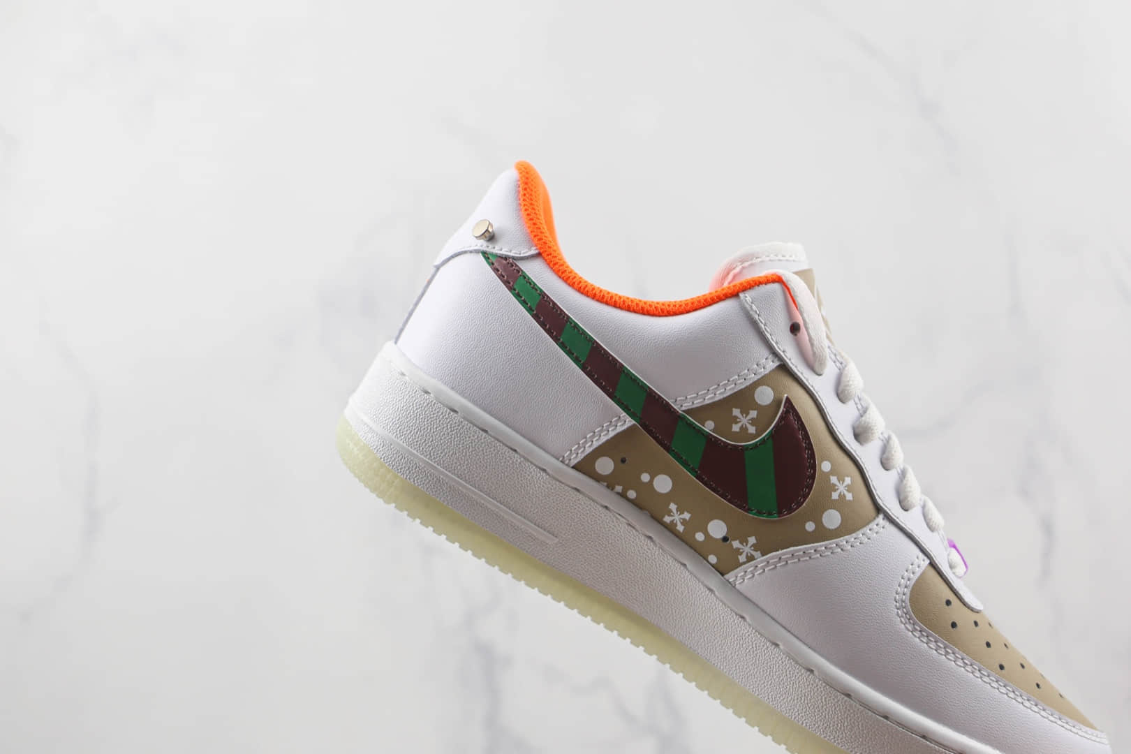 耐克Nike Air Force 1 07 Low莆田纯原复刻低帮空军一号鹿角换尾配色板鞋内置气垫 货号:DO2333-101