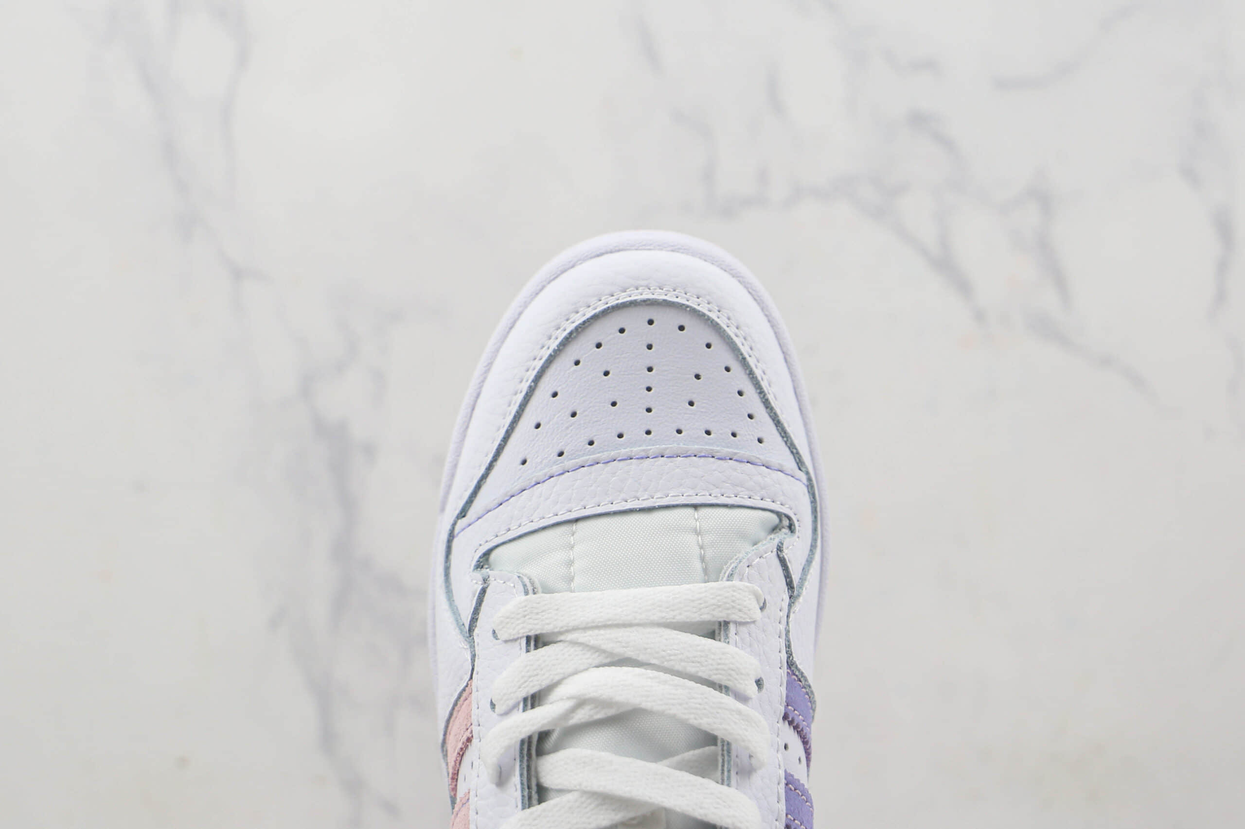 阿迪达斯Adidas originals Forum 84 low纯原复刻版本Forum84白粉色复古板鞋原档案数据开发 货号:GY5832