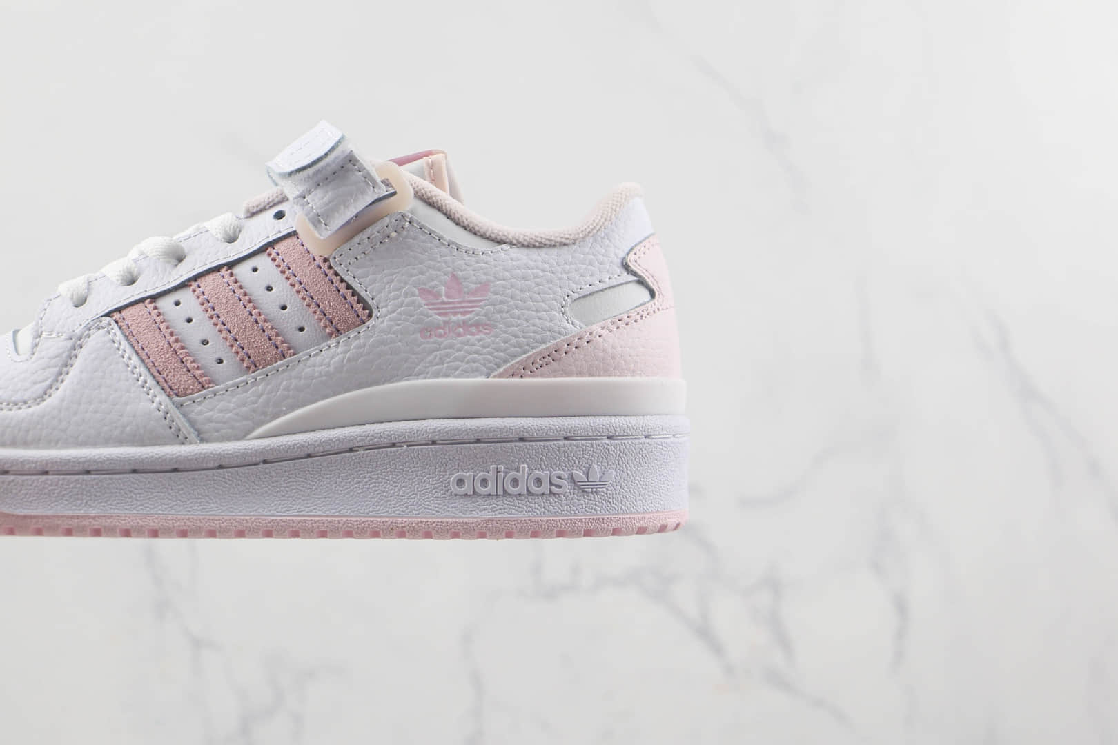 阿迪达斯Adidas originals Forum 84 low纯原复刻版本Forum84白粉色复古板鞋原档案数据开发 货号:GY5832