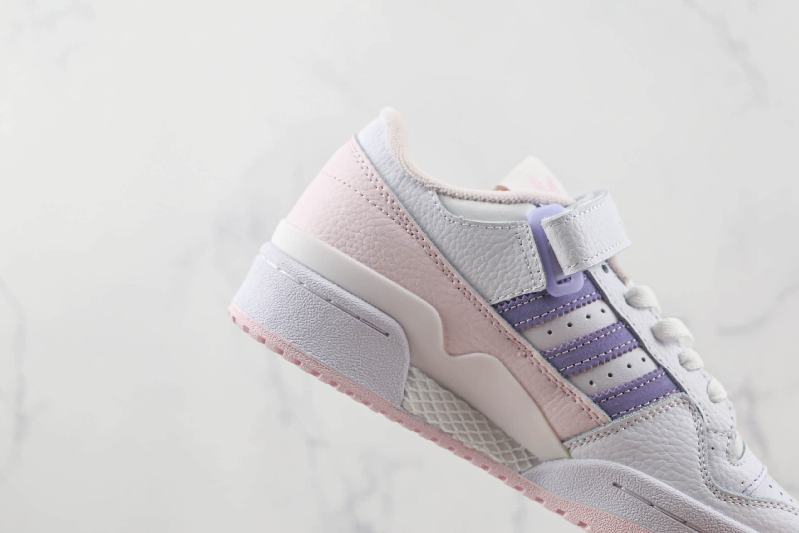 阿迪达斯Adidas originals Forum 84 low纯原复刻版本Forum84白粉色复古板鞋原档案数据开发 货号:GY5832