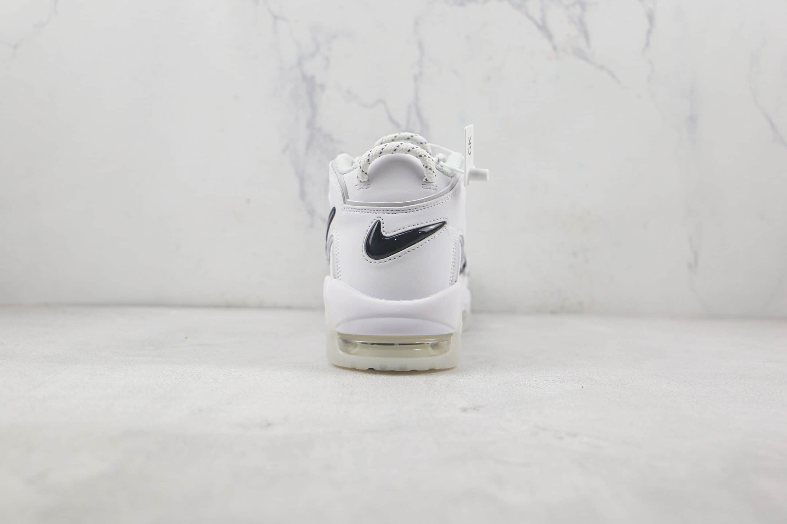 耐克Nike Air More Uptempo莆田天花板纯原版本皮蓬白黑钩篮球鞋原档案数据开发 货号:DQ5014-100