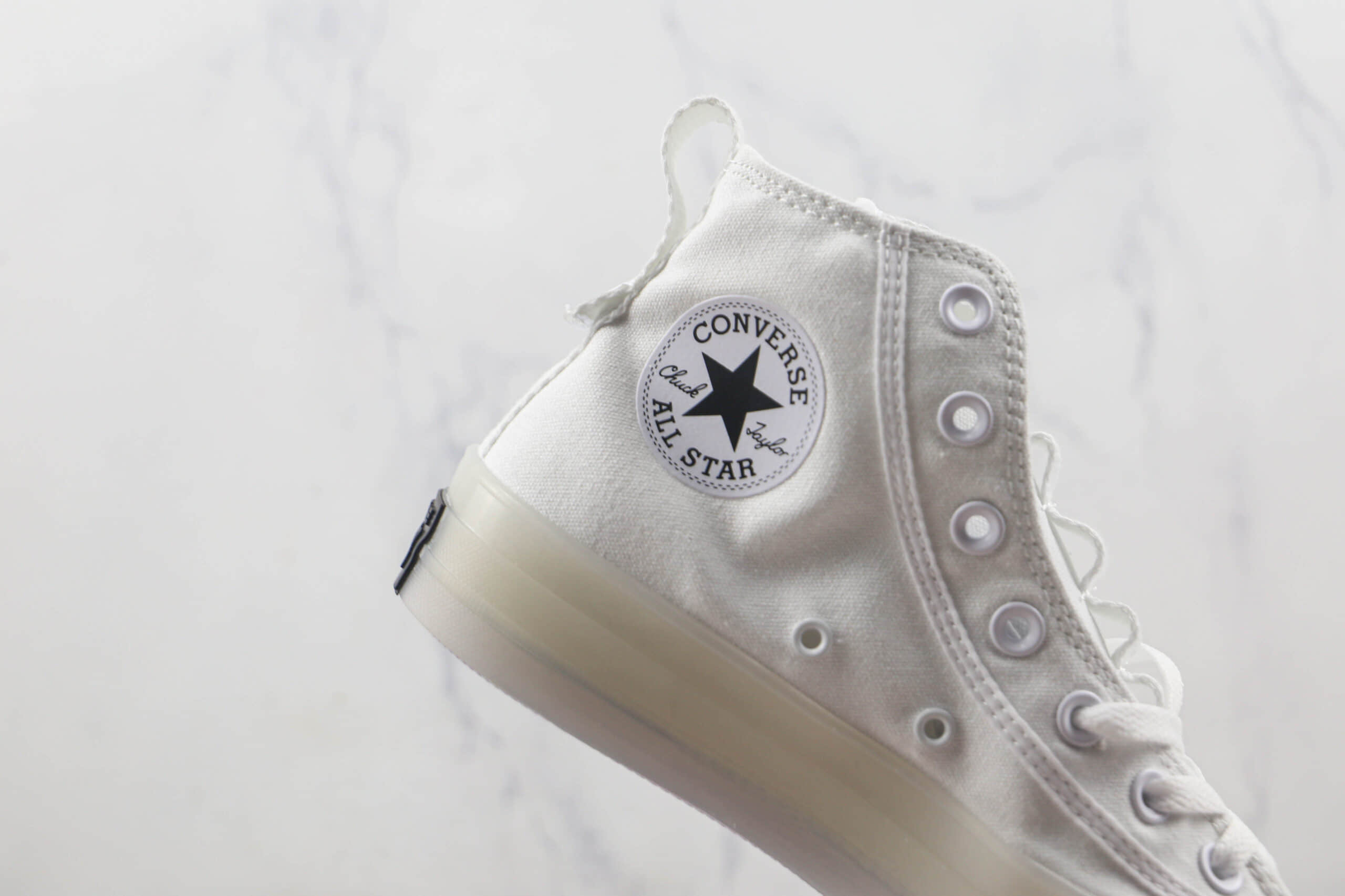 匡威CONVERSE All Star CX高帮果冻底白色帆布面休闲板鞋原鞋开模一比一打造 货号:A02410C