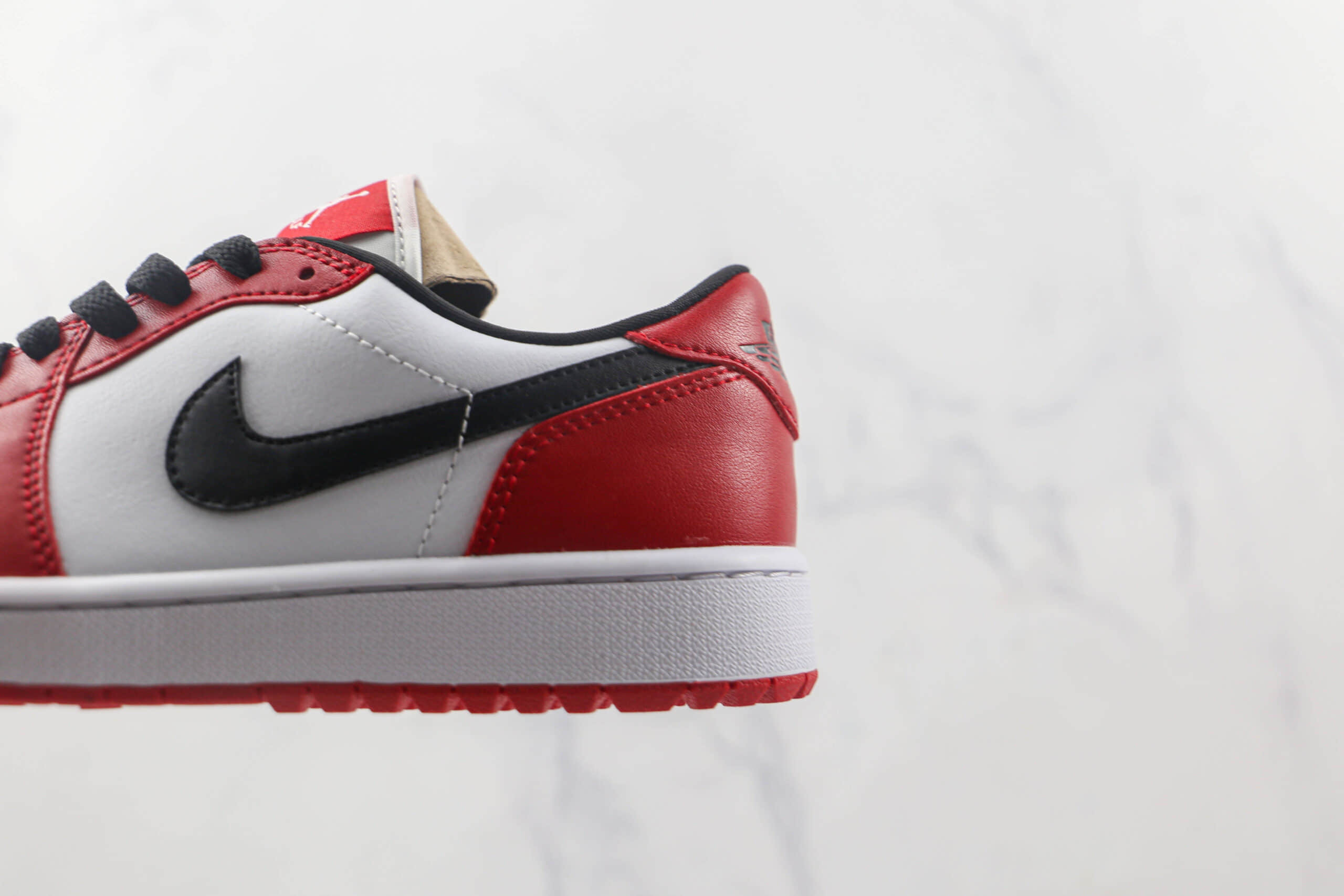 乔丹Air Jordan 1 Low莆田天花板AJ1纯原版本高尔夫款白红芝加配色板鞋原盒原标 货号:DD9315-600