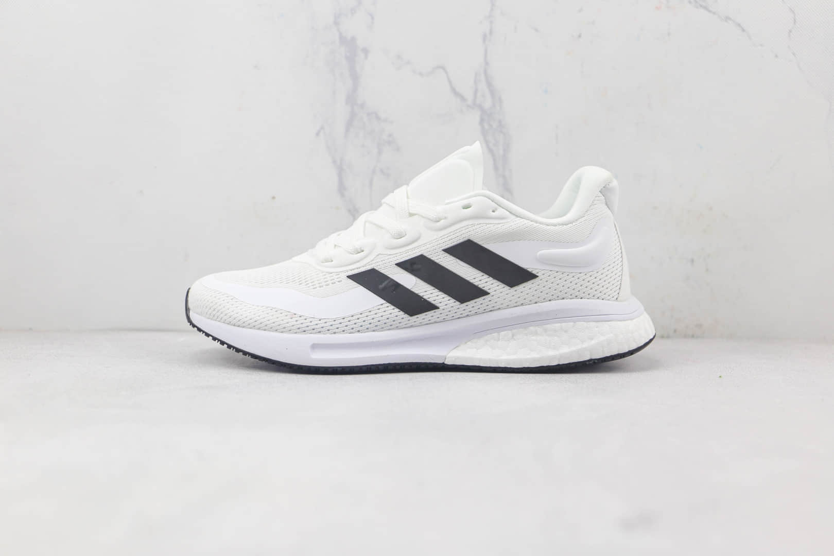 阿迪达斯adidas Supernova M莆田纯原复刻白色爆米花慢跑鞋原档案数据开发 货号：S42723