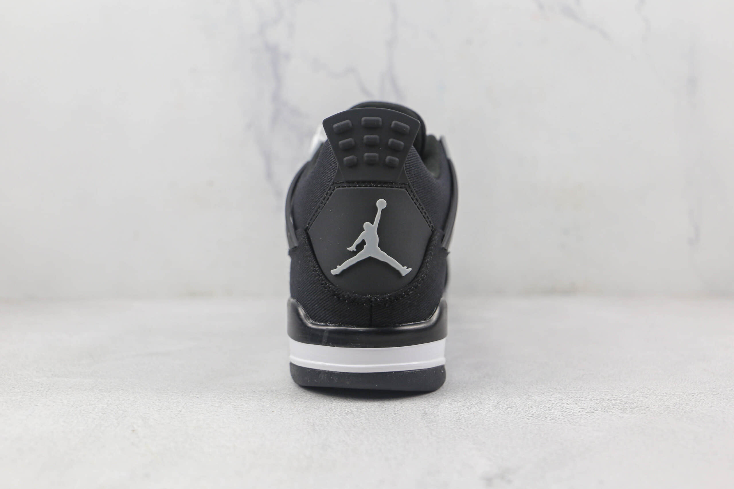 乔丹Air Jordan 4 Retro Black Canvas莆田天花板纯原复刻AJ4酷黑丹宁配色篮球鞋原鞋开模 货号:DH7138-006