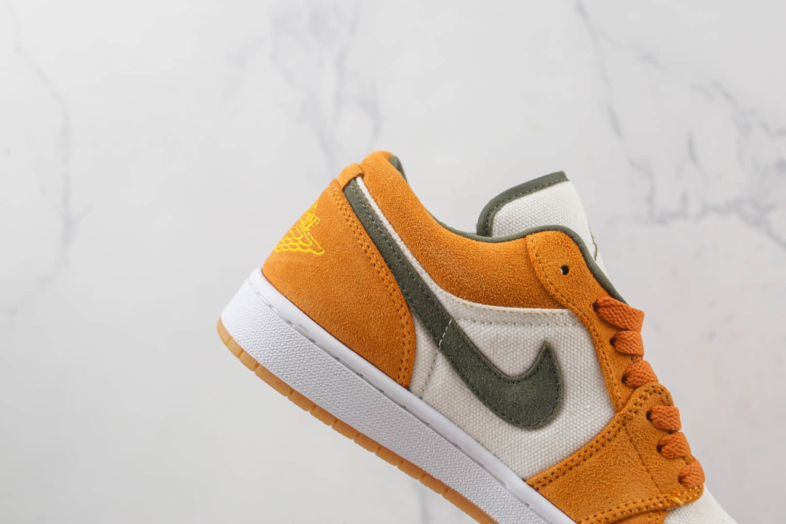 乔丹Air Jordan 1 Low SE Ceramic天花板纯原复刻低帮AJ1复古橙黄色板鞋原盒原标 货号:DH6931-102