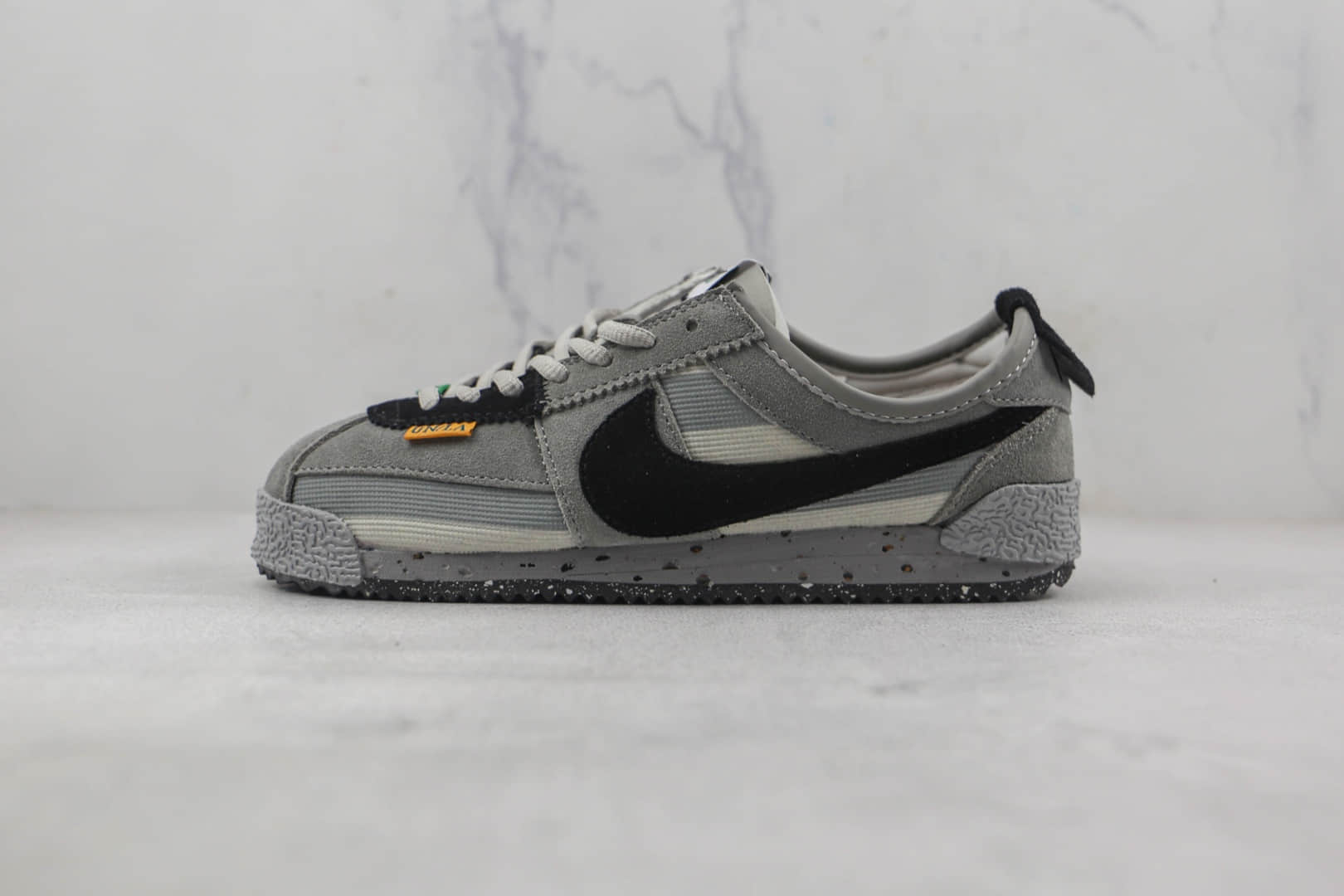 耐克Nike Cortez x Union联名款莆田纯原复刻版本灰麂皮配色阿甘慢跑鞋原档案数据开发 货号:DR1413-007