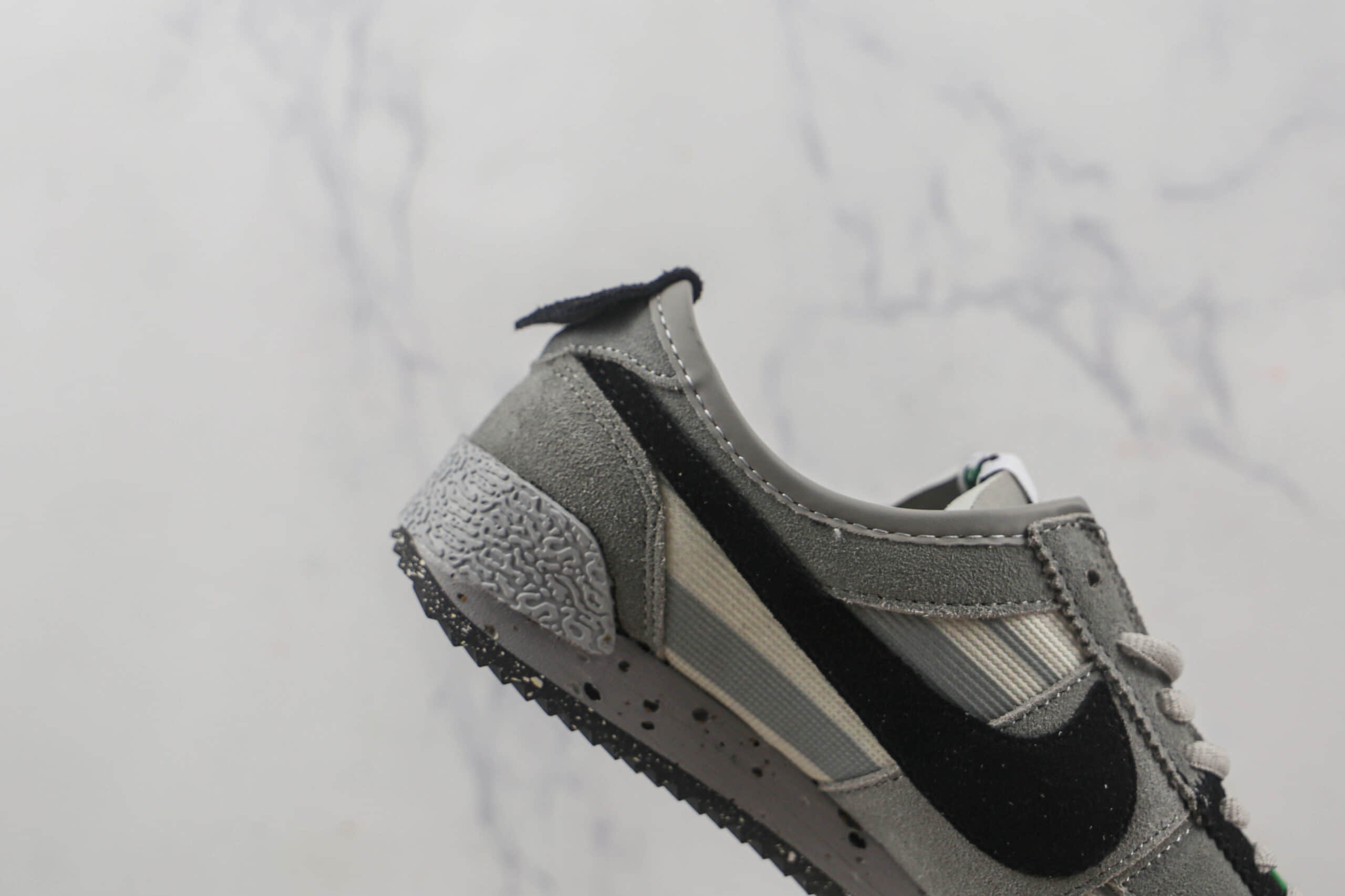 耐克Nike Cortez x Union联名款莆田纯原复刻版本灰麂皮配色阿甘慢跑鞋原档案数据开发 货号:DR1413-007