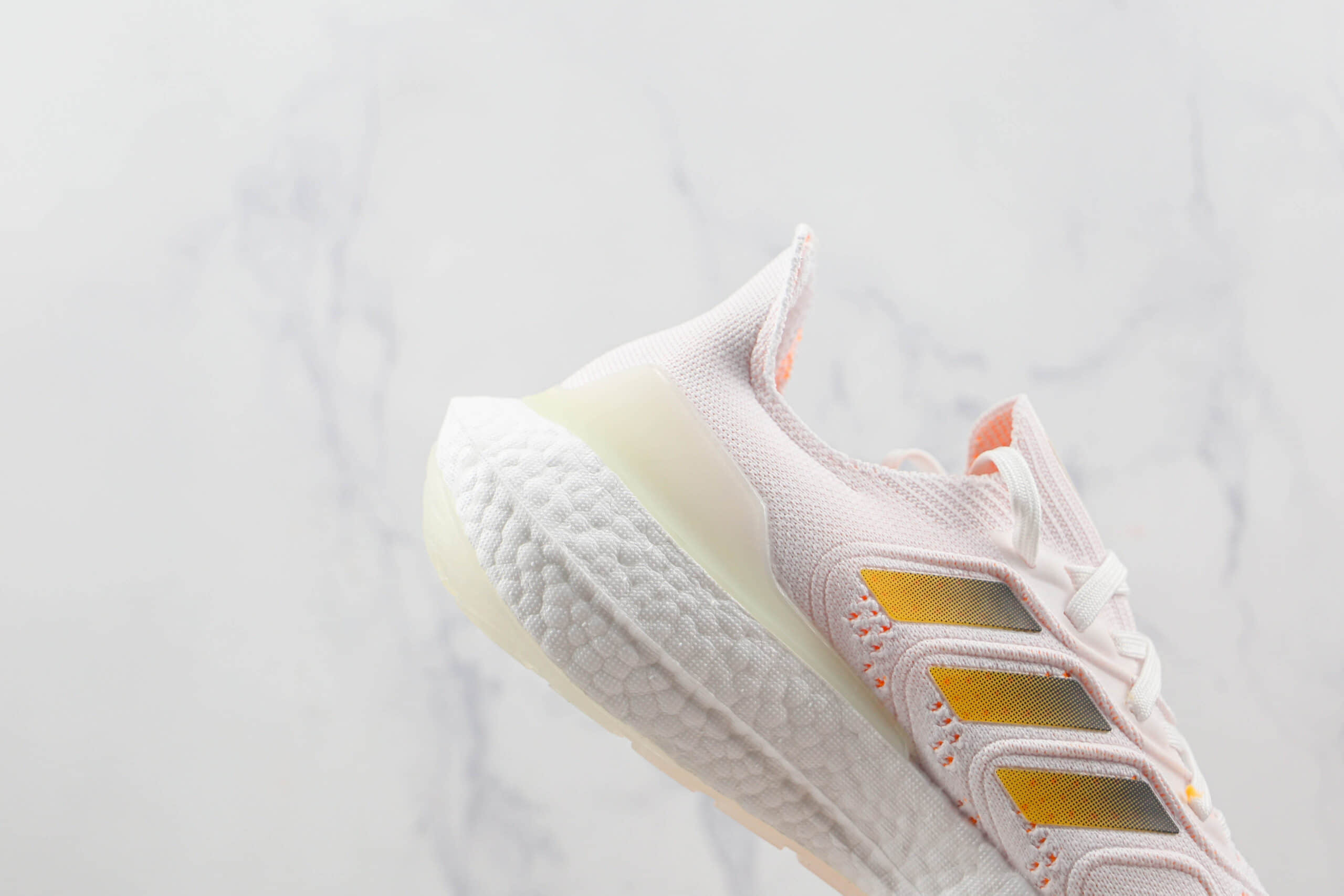 阿迪达斯Adidas Ultra Boost 22 Consortium莆田纯原版本UB8.0粉色爆米花跑鞋原档案数据开发 货号:GZ0129