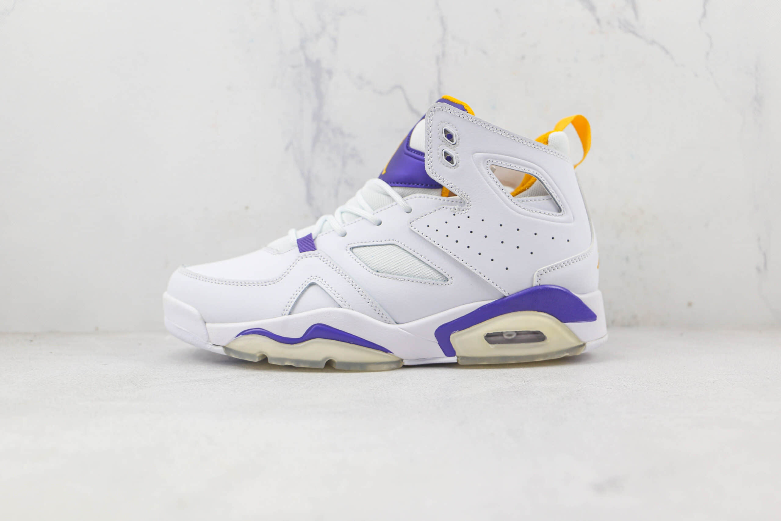 乔丹Air Jordan Fltclb'91莆田纯原复刻天花板AJ紫金湖人篮球鞋原楦头纸板打造 货号:DC7329-106