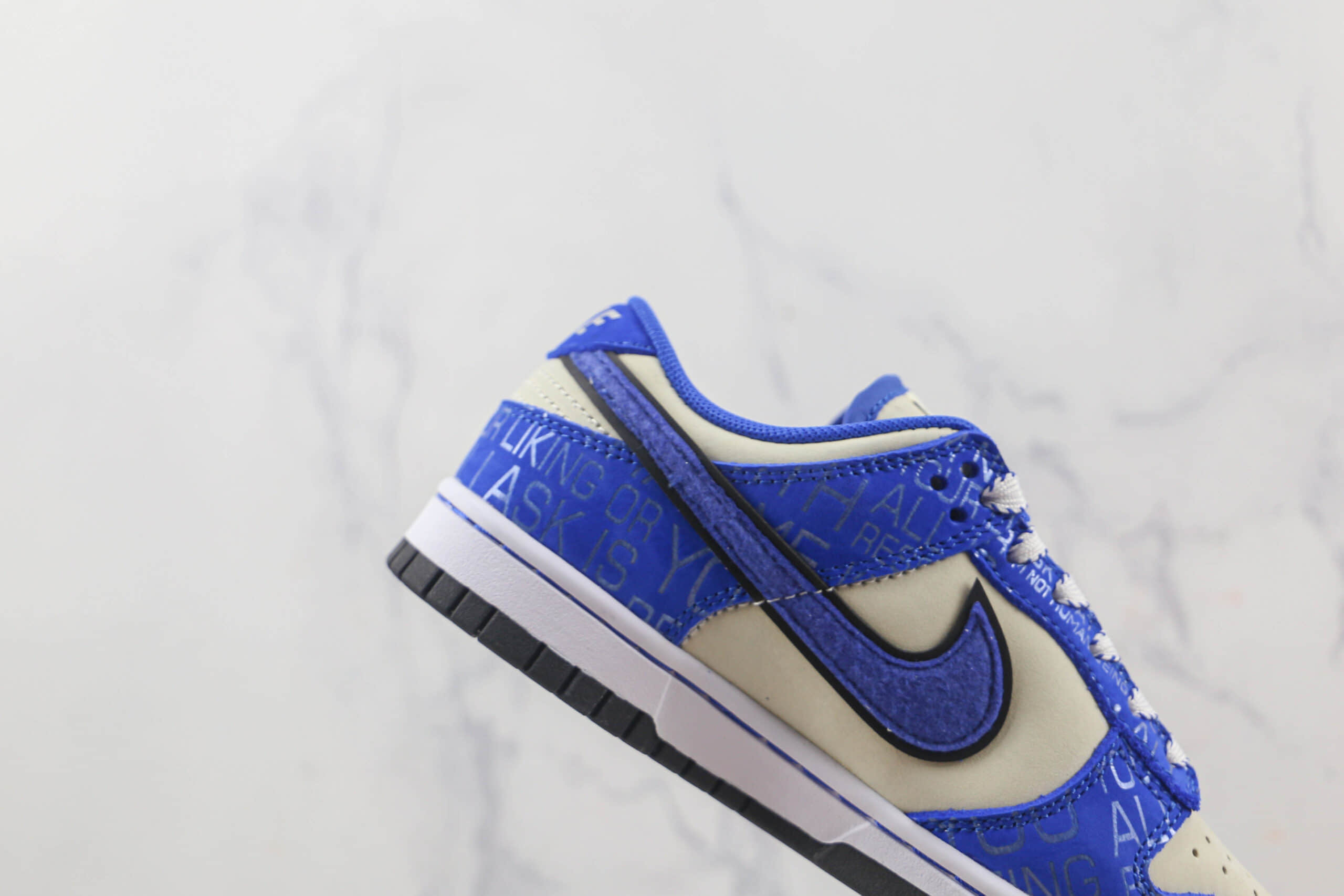 耐克Nike Dunk Low Jackie Robinson莆田纯原复刻版本低帮DUNK罗宾逊传奇42号数字蓝色板鞋原楦头纸板打造 货号:DV2203-400