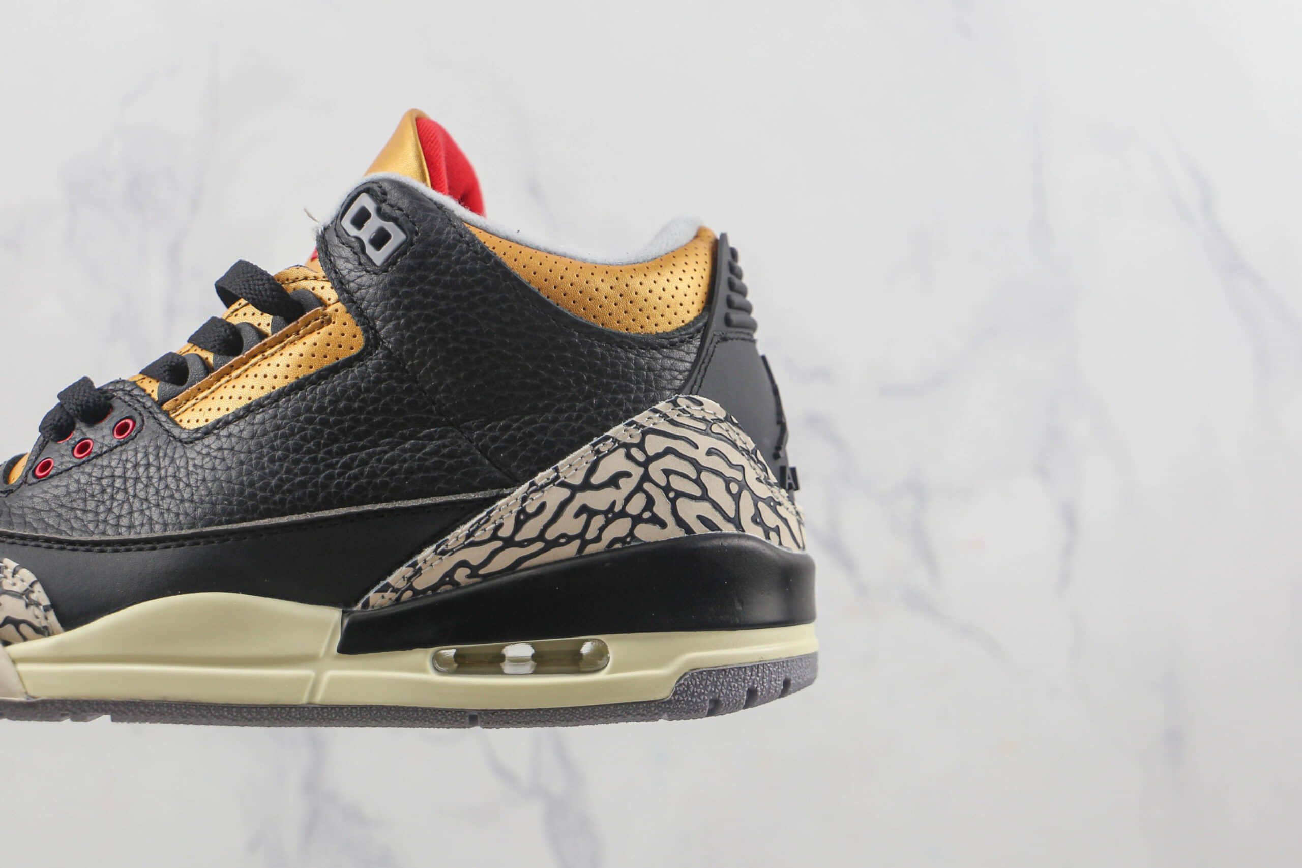 乔丹Air Jordan 3 Atmosphere莆田纯原复刻版本AJ3黑灰爆裂纹篮球鞋原档案数据开发 货号:CK9246-067