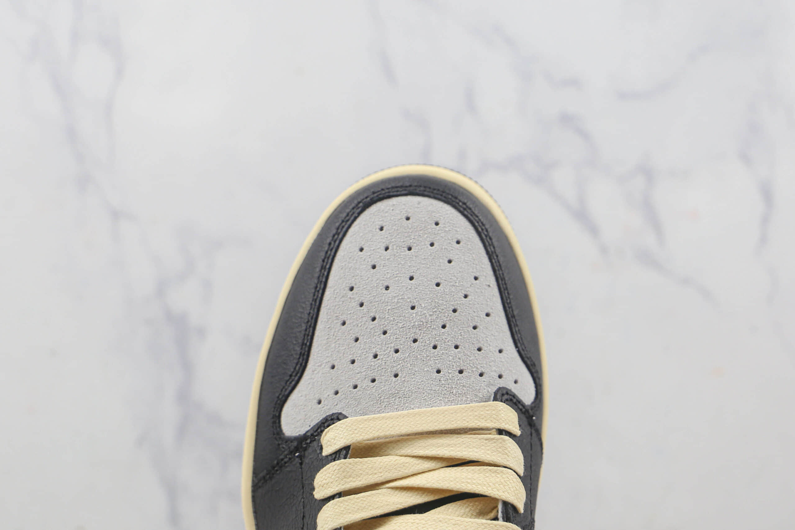 乔丹Air Jordan 1 Low莆田纯原复刻版本低帮AJ1黑咖爆裂纹板鞋原楦头纸板打造 货号:CZ0790-061