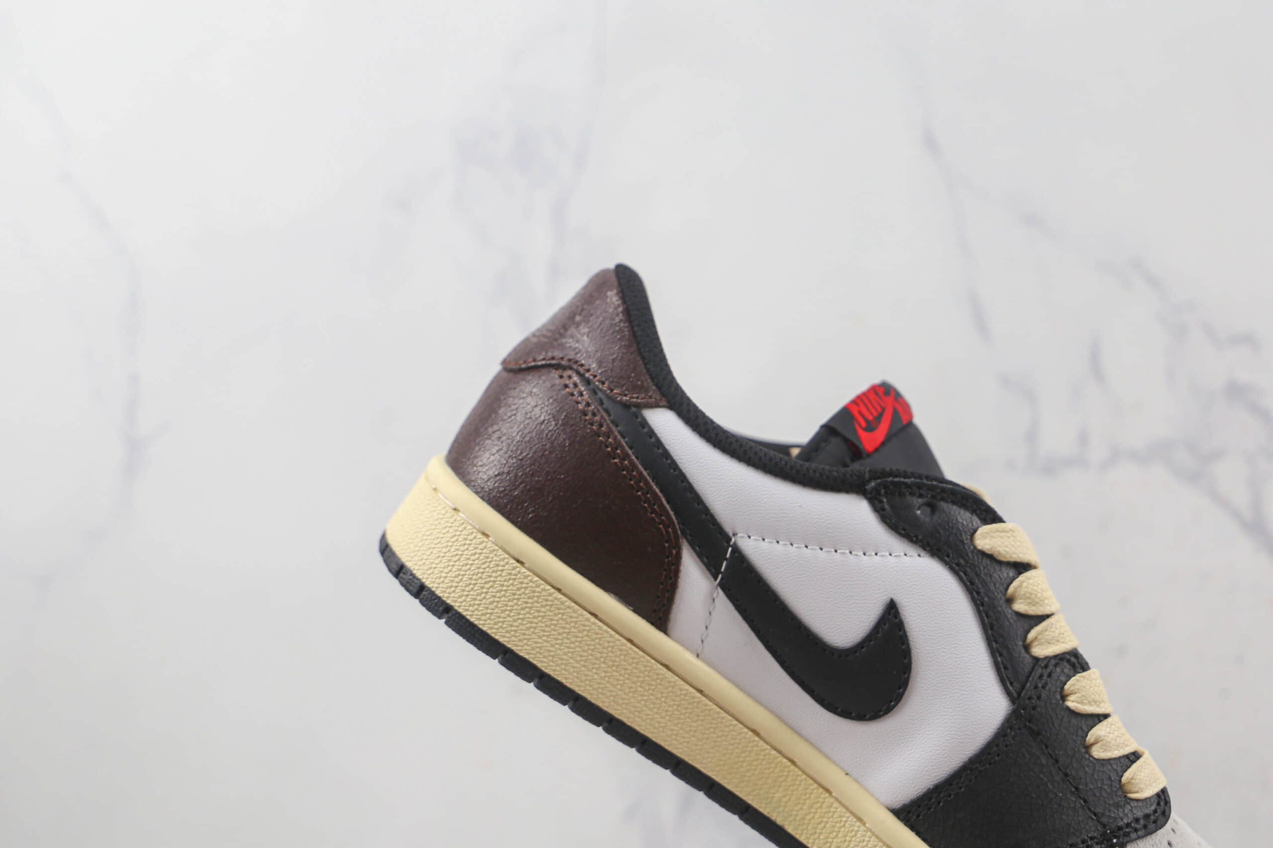 乔丹Air Jordan 1 Low莆田纯原复刻版本低帮AJ1黑咖爆裂纹板鞋原楦头纸板打造 货号:CZ0790-061