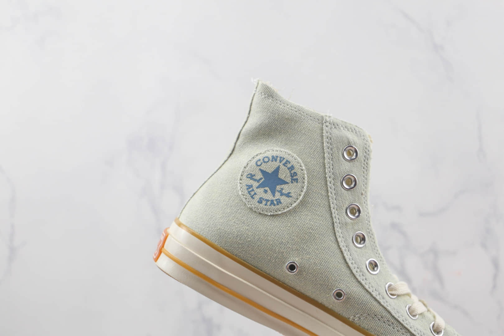 匡威Converse Chuck 1970s莆田复刻版本1970s水洗牛仔蓝配色帆布鞋原楦头纸板打造 货号:A02287C