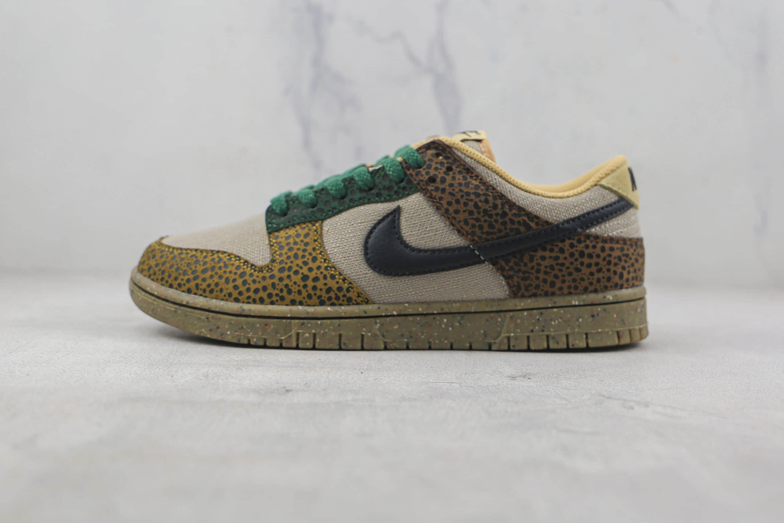 耐克Nike Dunk Low Safari莆田纯原复刻版本低帮DUNK豹纹板鞋原楦头纸板打造 货号:DX2654-200
