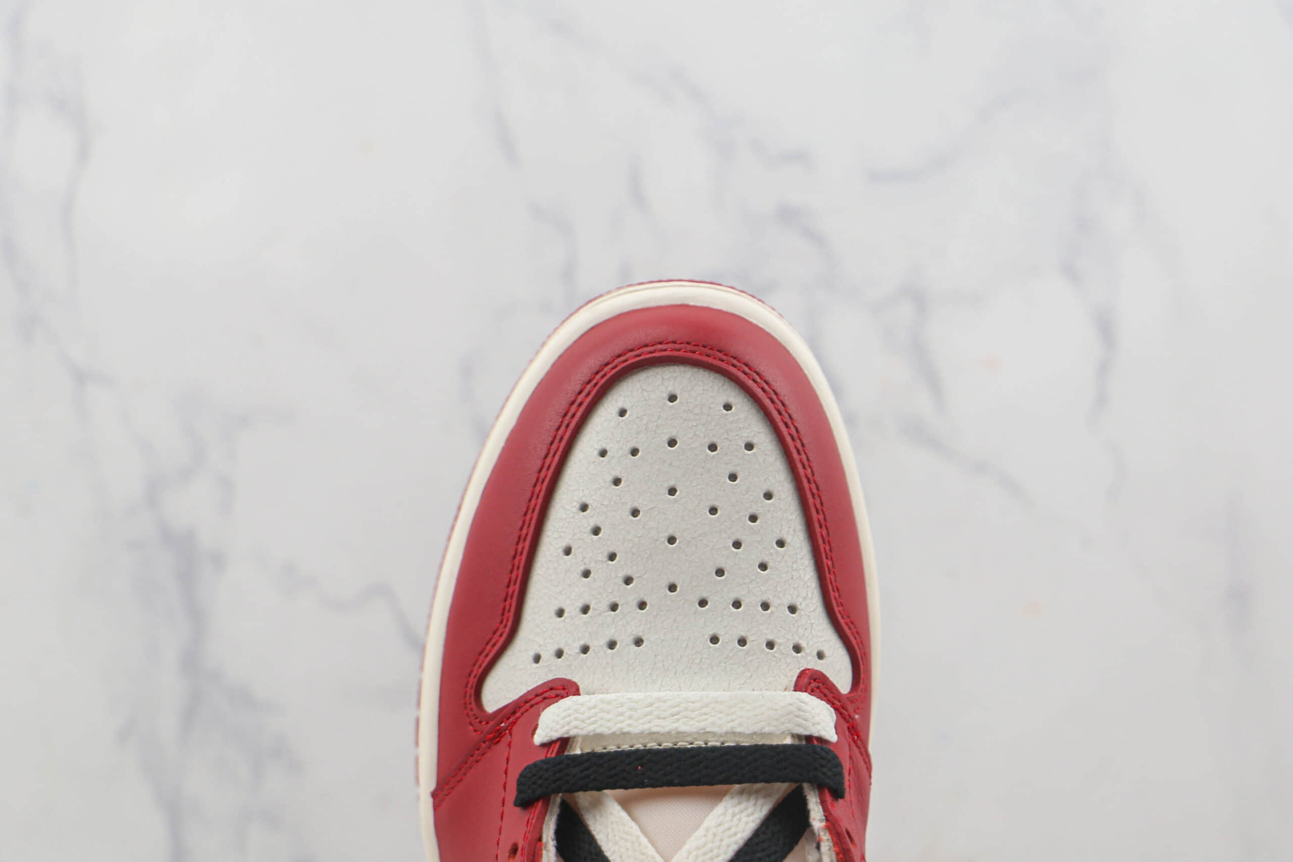 乔丹Air Jordan 1 Retro Chicago Reimagined莆田纯原复刻版本高帮AJ1做旧芝加哥白红配色篮球鞋原鞋开模一比一打造 货号:DZ5485-612