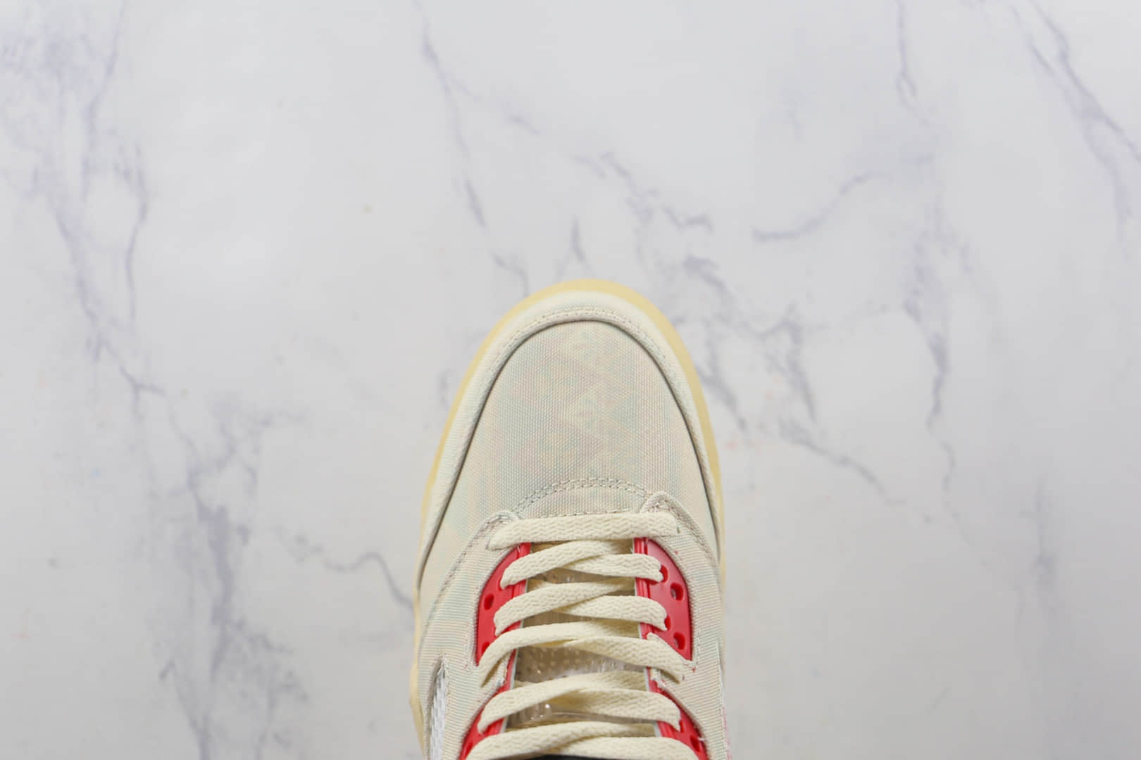 乔丹Air Jordan Retro 5 Low Chinese New Year莆田纯原天花板AJ5中国年白红撕撕乐篮球鞋原档案数据开发 货号:DD2240-100