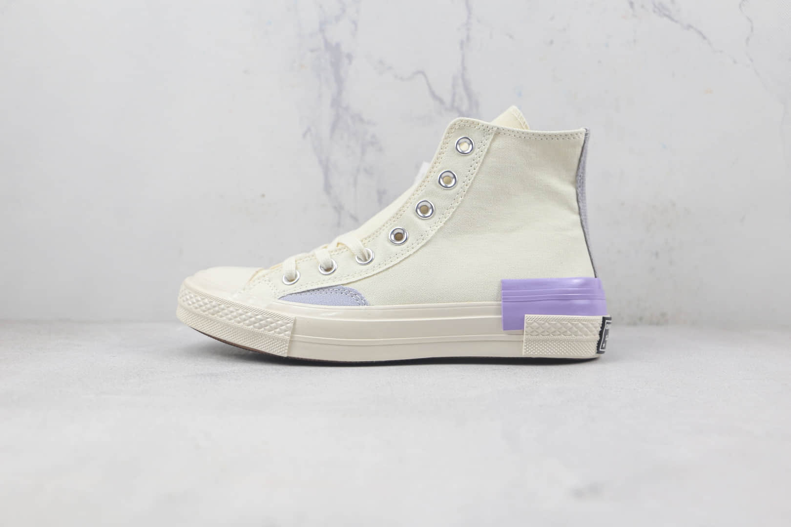 匡威Converse Chuck 70s莆田纯原复刻版本高帮七巧板配色硫化帆布鞋原鞋开模一比一打造 货号:A03735C