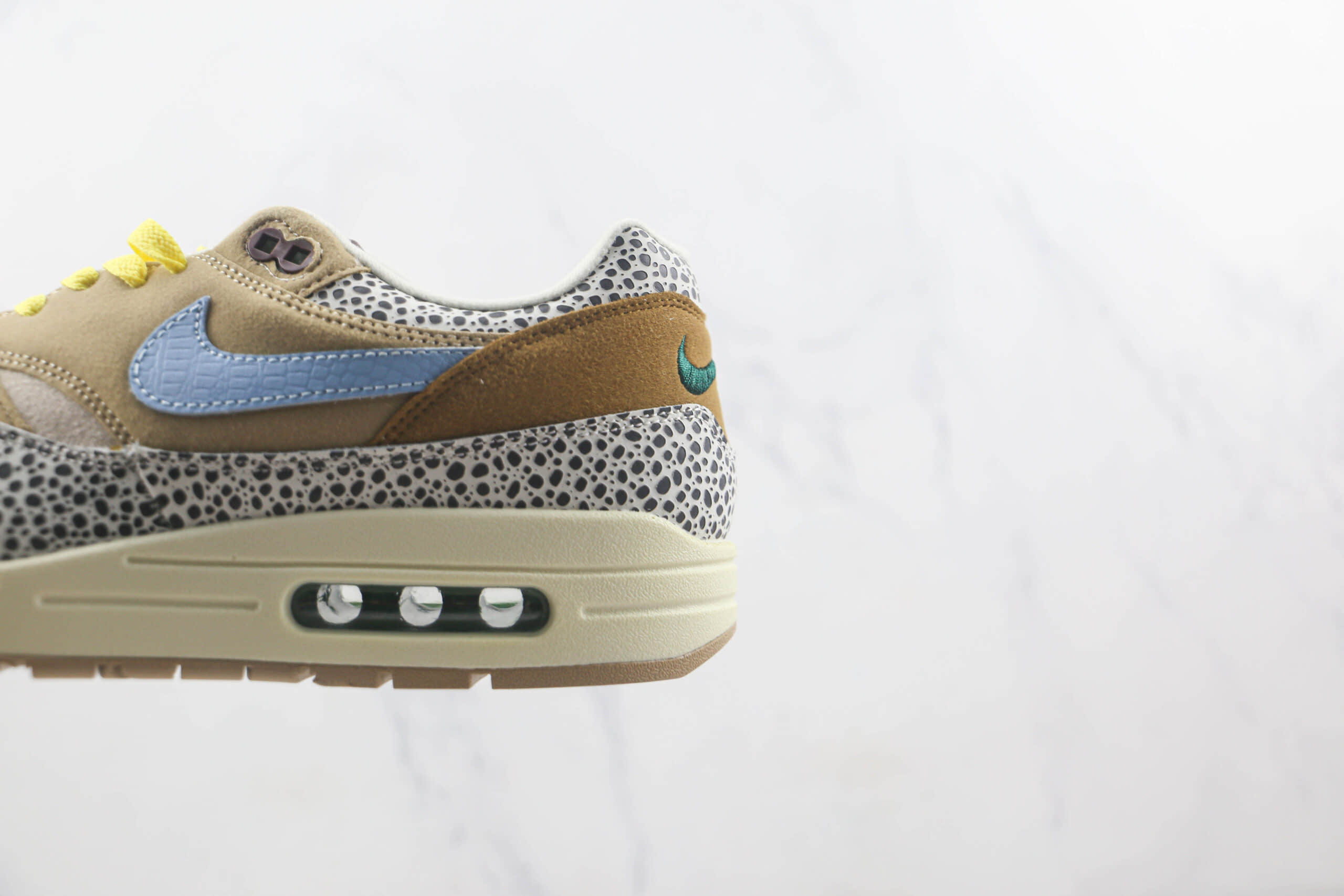 耐克Nike Air Max 1莆田纯原复刻版本Max1大象配色复古气垫鞋原鞋开模一比一打造 货号:DV3027-001