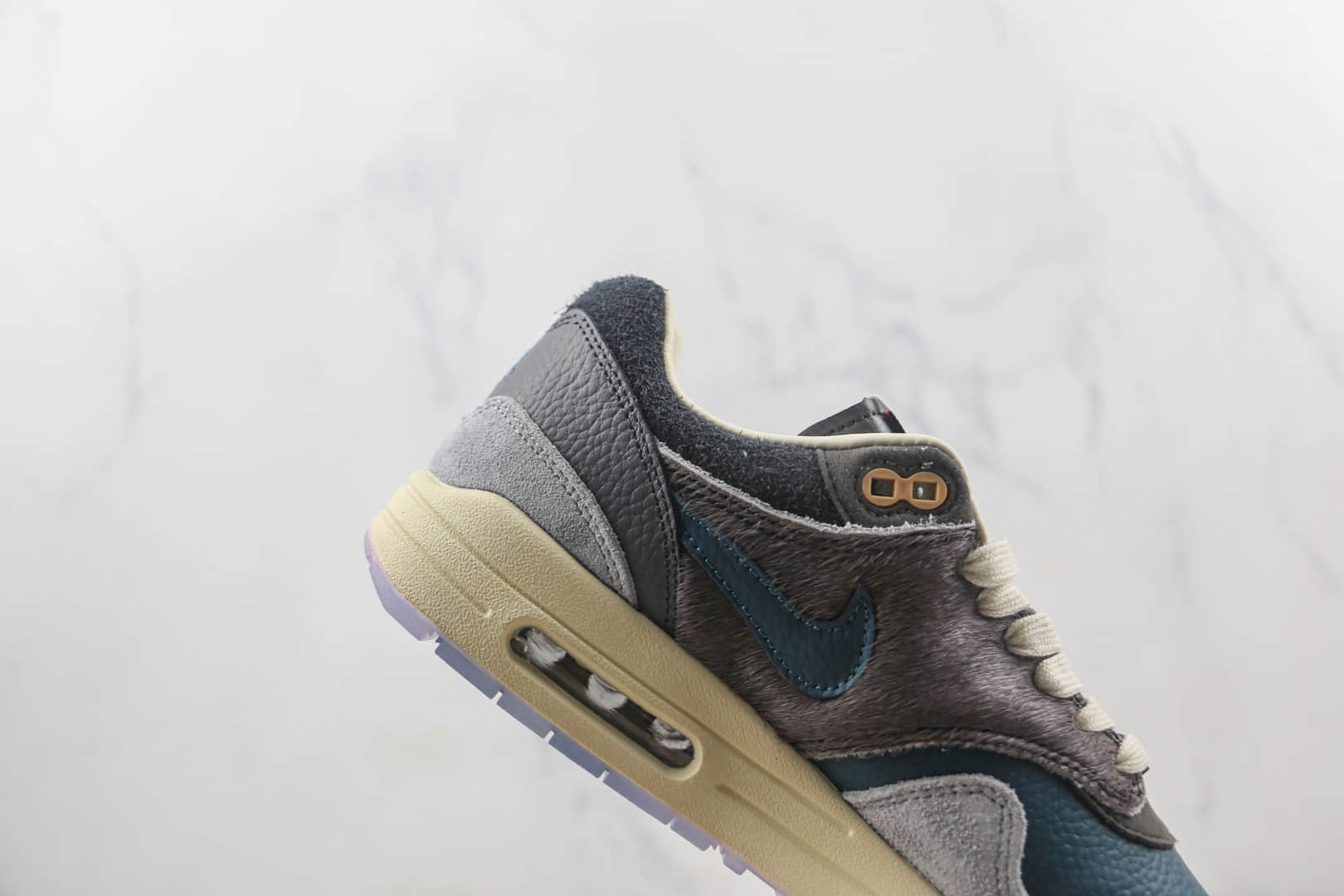 耐克Nike Air Max 1 Won-Ang Grey x KASINA联名款莆田纯原复刻版本Max1灰蓝鸳鸯初代复古气垫鞋原楦头纸板打造 货号:DQ8475-001