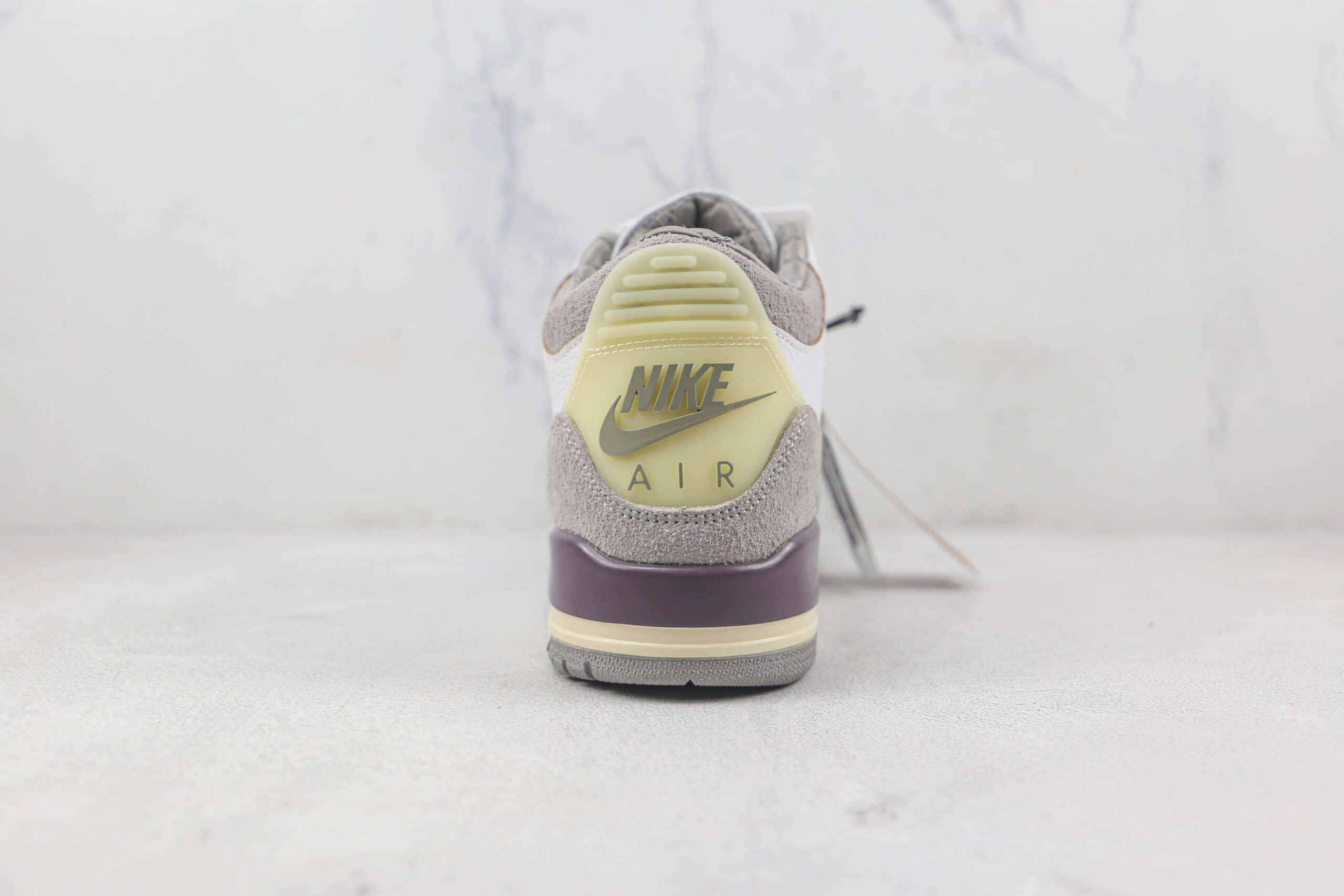 乔丹Air Jordan 3 Violet Ore莆田天花板纯原版本AJ3米白灰配色篮球鞋原楦头纸板打造 货号：DH3434-110
