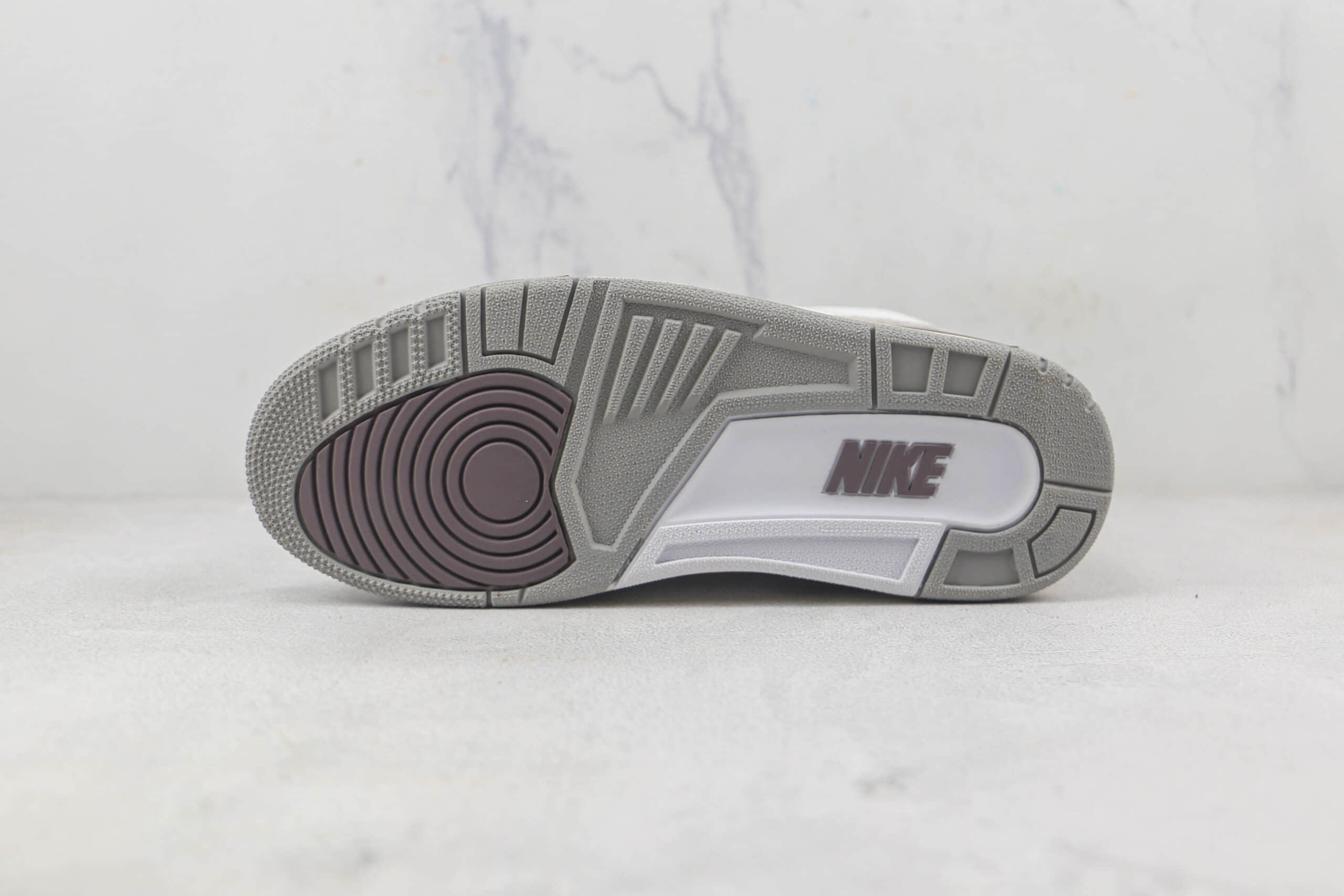 乔丹Air Jordan 3 Violet Ore莆田天花板纯原版本AJ3米白灰配色篮球鞋原楦头纸板打造 货号：DH3434-110