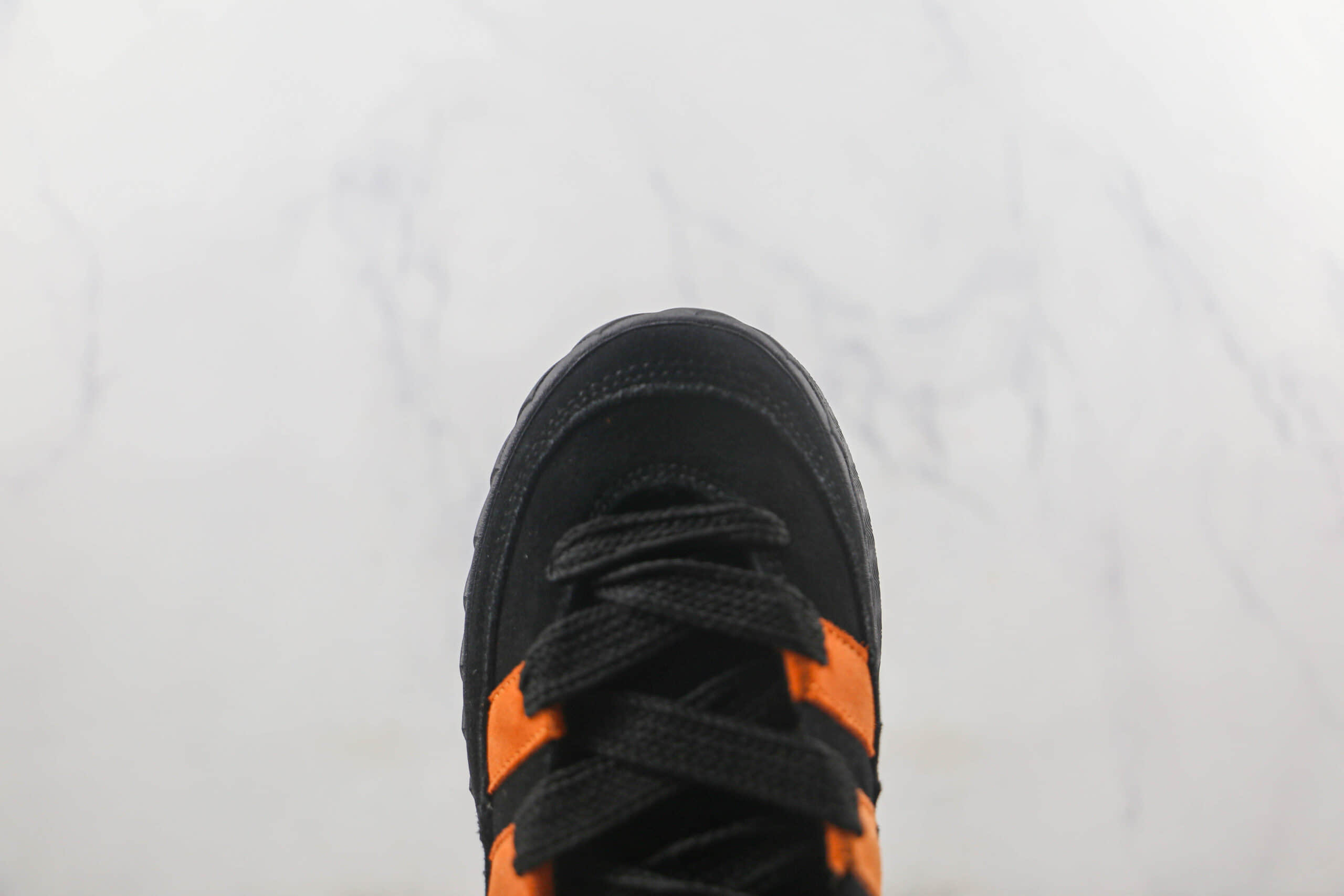 阿迪达斯adidas Adimatic Jamal smith莆田纯原复刻版本黑橙色复古板鞋原楦头纸板打造 货号:GX8976