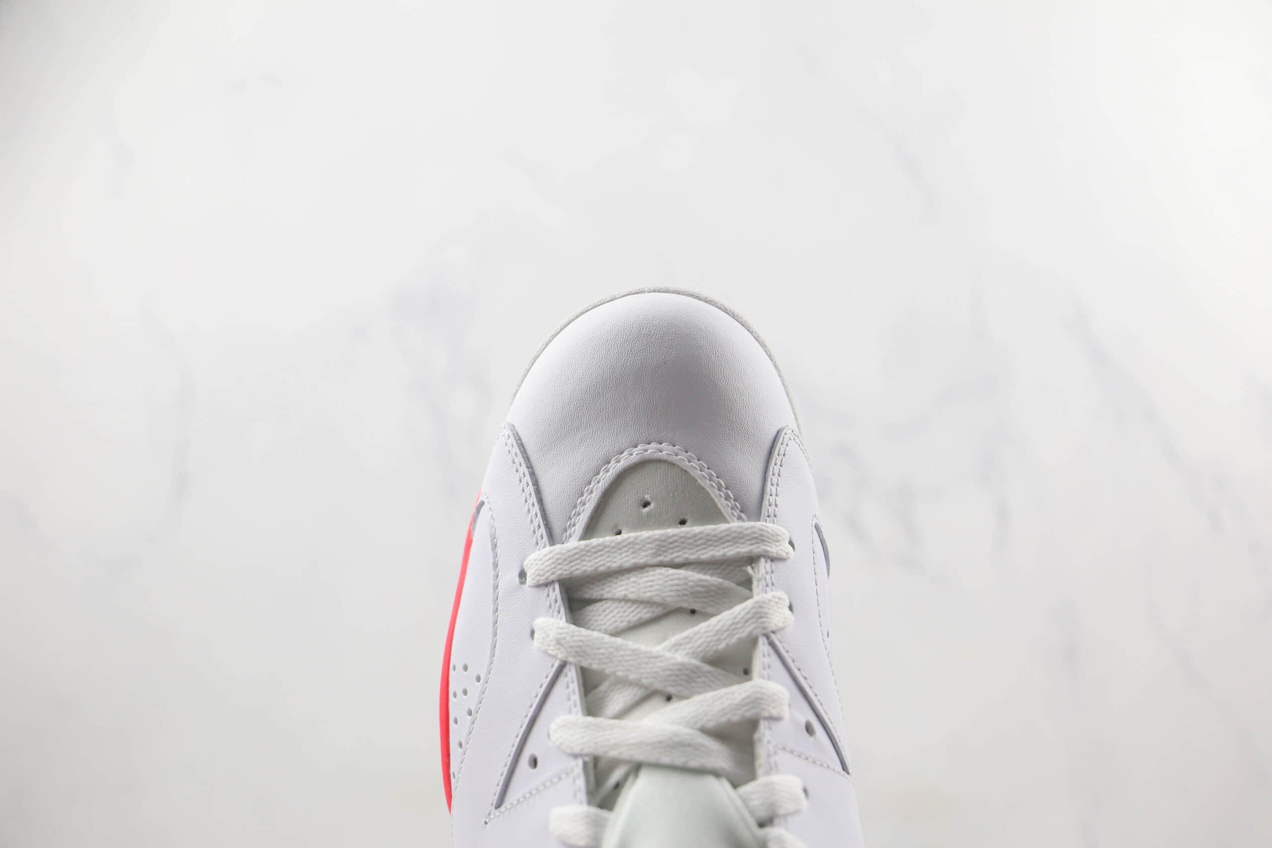 乔丹Air Jordan 6 Retro莆田天花板纯原复刻版本AJ6白红色篮球鞋原鞋开模一比一打造 货号:384664-123