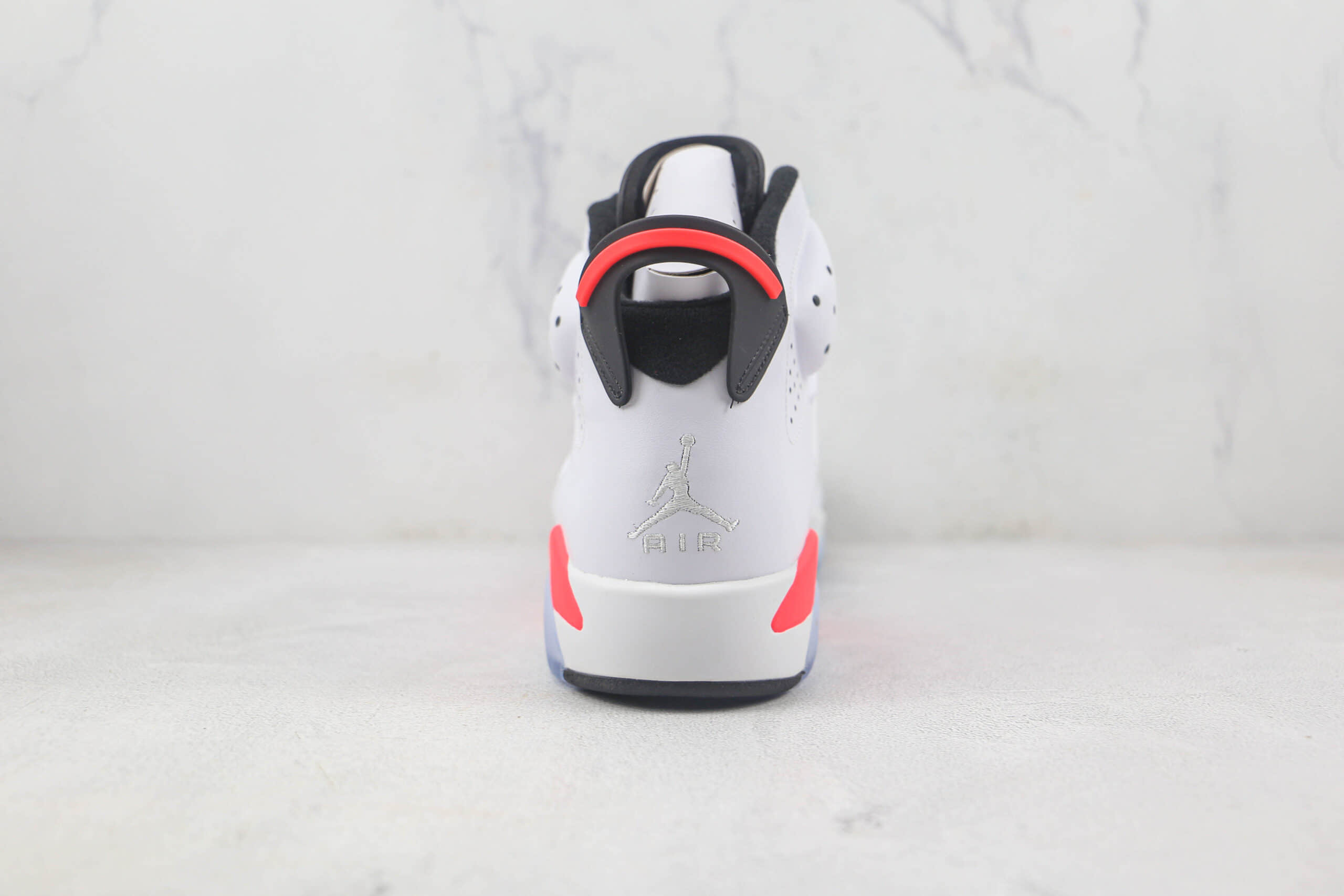 乔丹Air Jordan 6 Retro莆田天花板纯原复刻版本AJ6白红色篮球鞋原鞋开模一比一打造 货号:384664-123