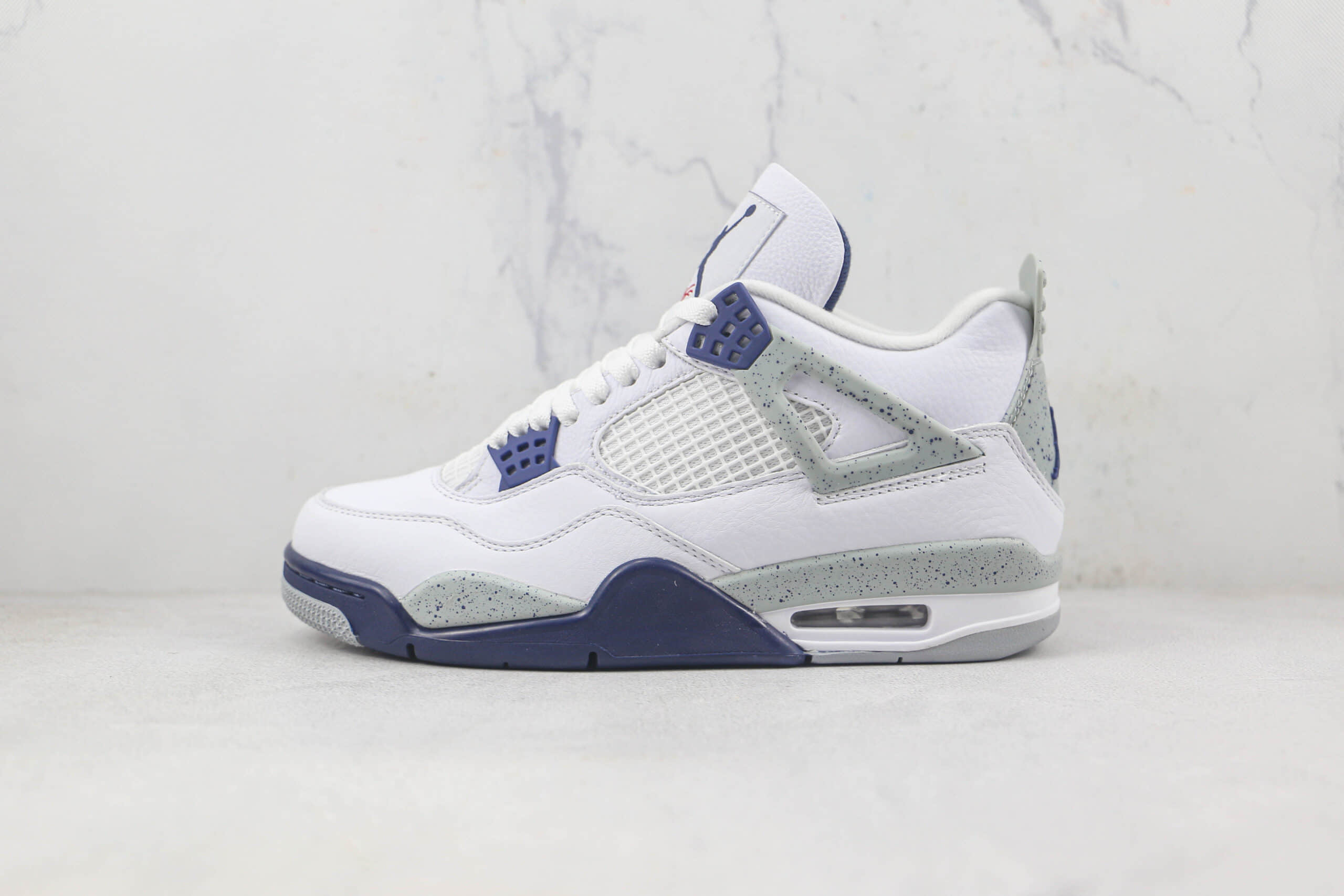 乔丹Air Jordan 4 Retro Midnight Navy莆田天花板纯原复刻版本AJ4午夜蓝配色篮球鞋原档案数据开发 货号:DH6927-140