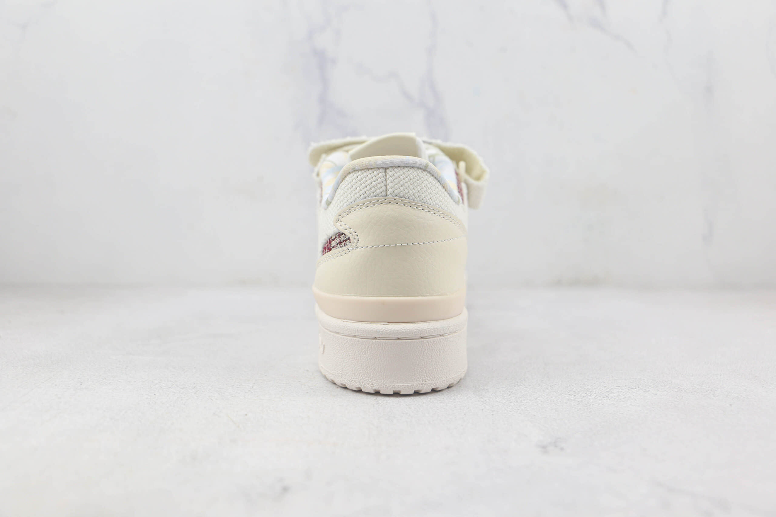 阿迪达斯Adidas originals Forum 84 low莆田纯原复刻版本麻布白黄色复古板鞋原盒原标 货号：GX2174