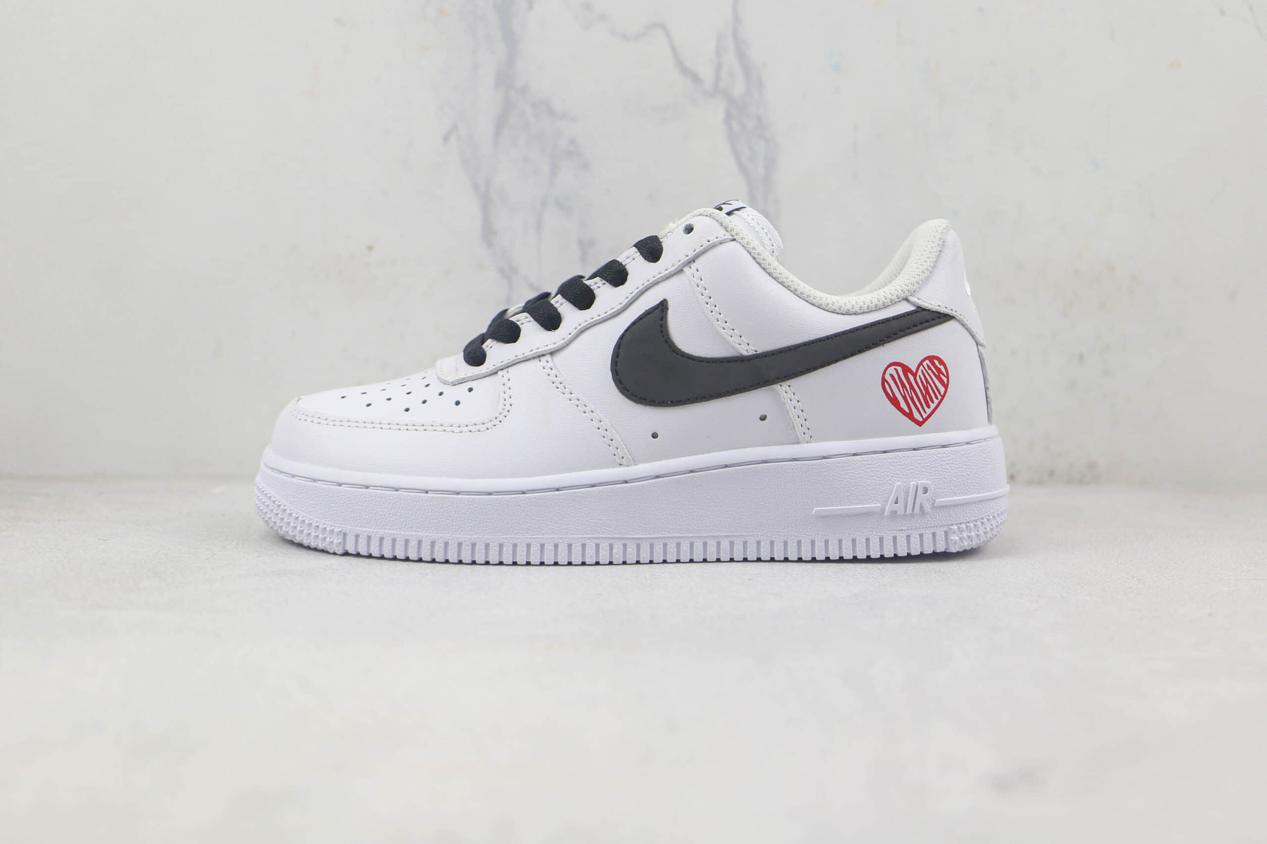 耐克Nike Air Force 1 Low莆田天花板纯原复刻版本低帮AF1空军一号爱心涂鸦板鞋原厂中底钢印 货号:CW2288-813
