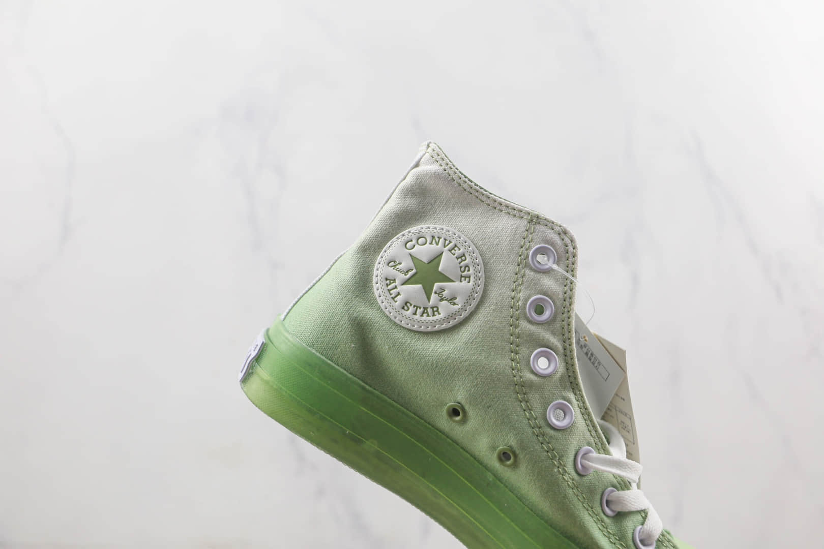 匡威Converse All Star莆田天花板纯原复刻版本CX系列渐变抹茶绿果冻帆布鞋原鞋开模一比一打造 货号:A03744C