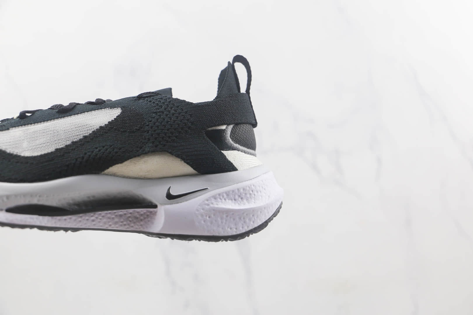 耐克Nike Spark Flyknit莆田天花板纯原复刻版本火花系列黑白灰色增高针织跑鞋原楦原纸版数据开发 货号:DD1901-008