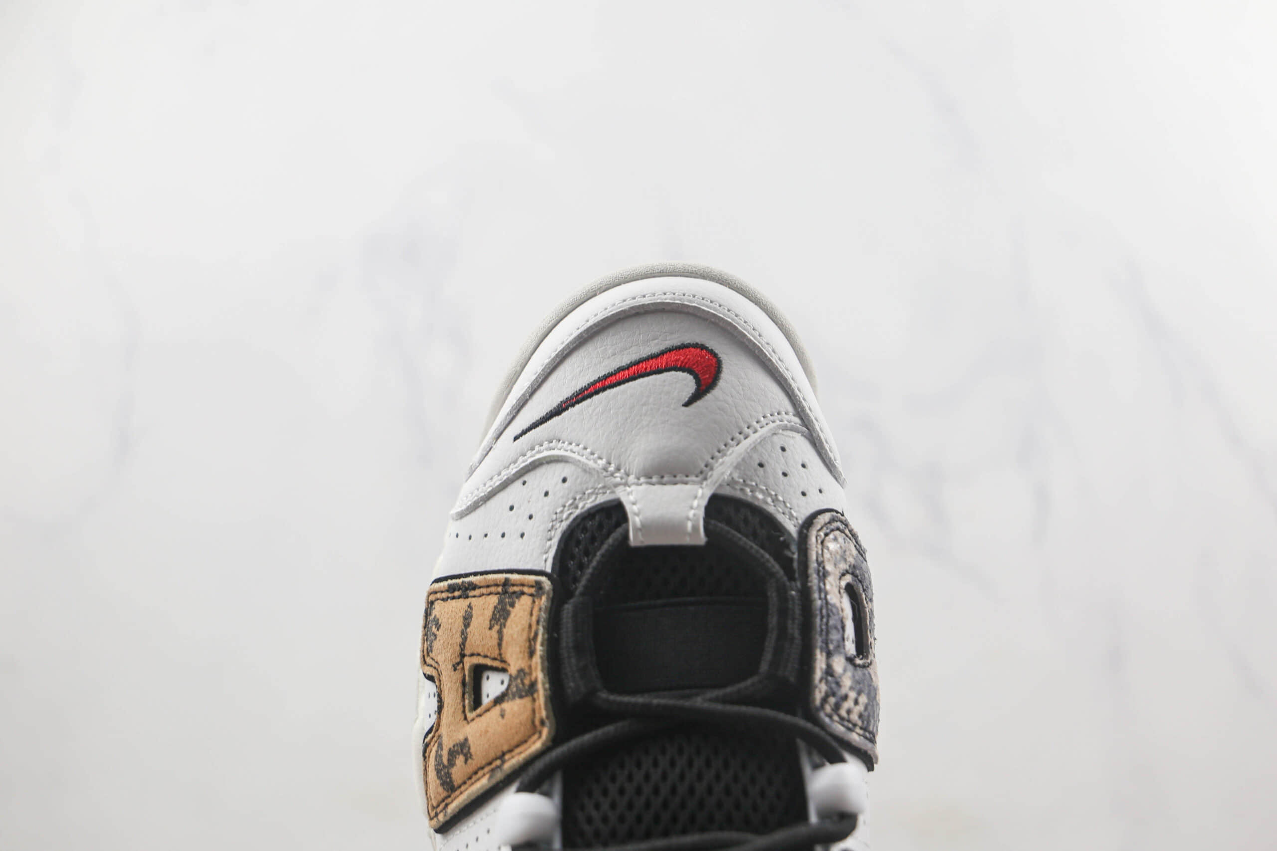 耐克Nike Air More Uptempo莆田纯原复刻版本皮蓬三色拼接篮球鞋原楦头纸板打造 货号:DZ4843-100