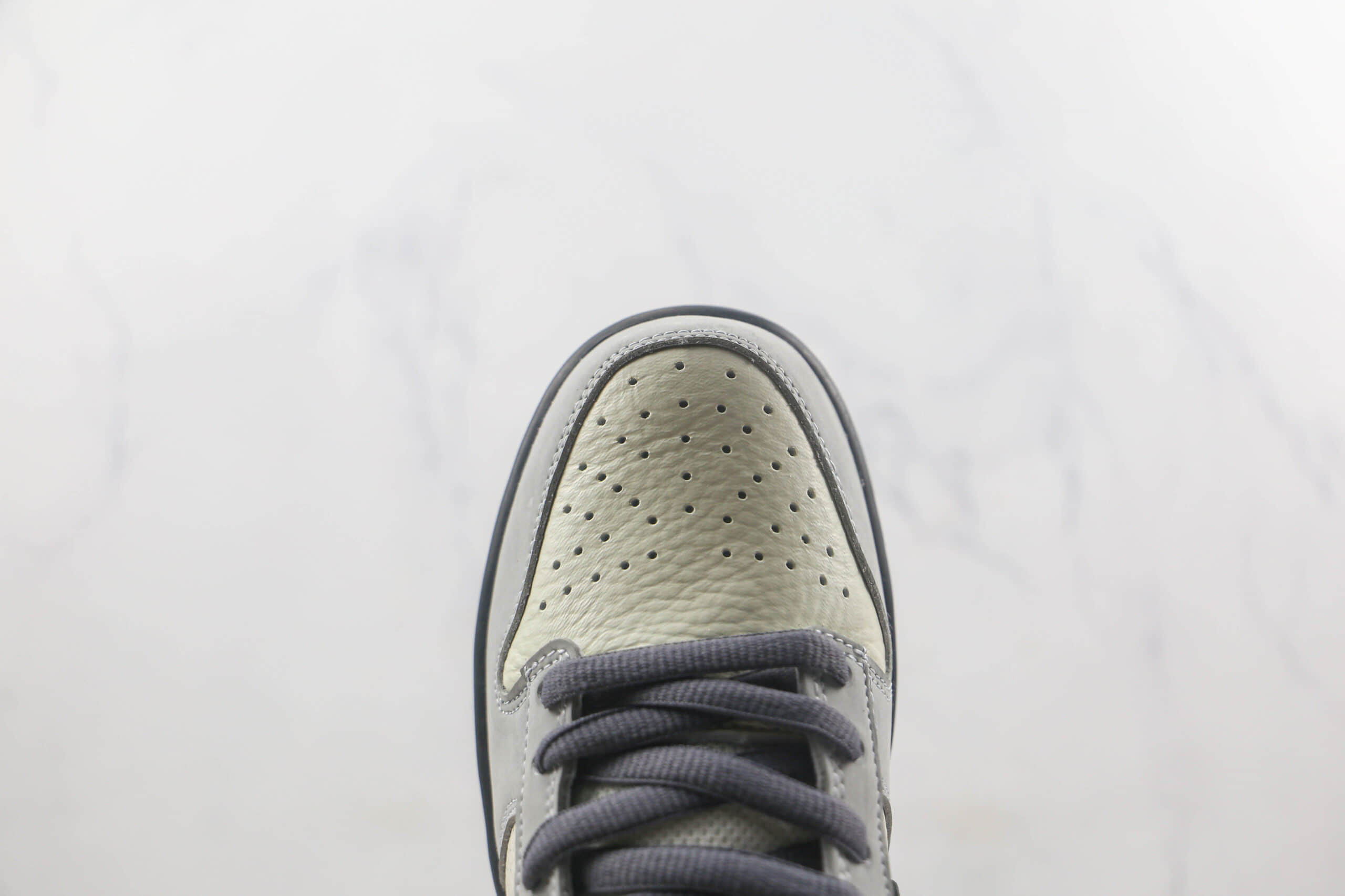 耐克Nike Dunk Low莆田天花板纯原复刻版本低帮DUNK灰白拼接板鞋内置气垫原盒原标 货号:304292-006