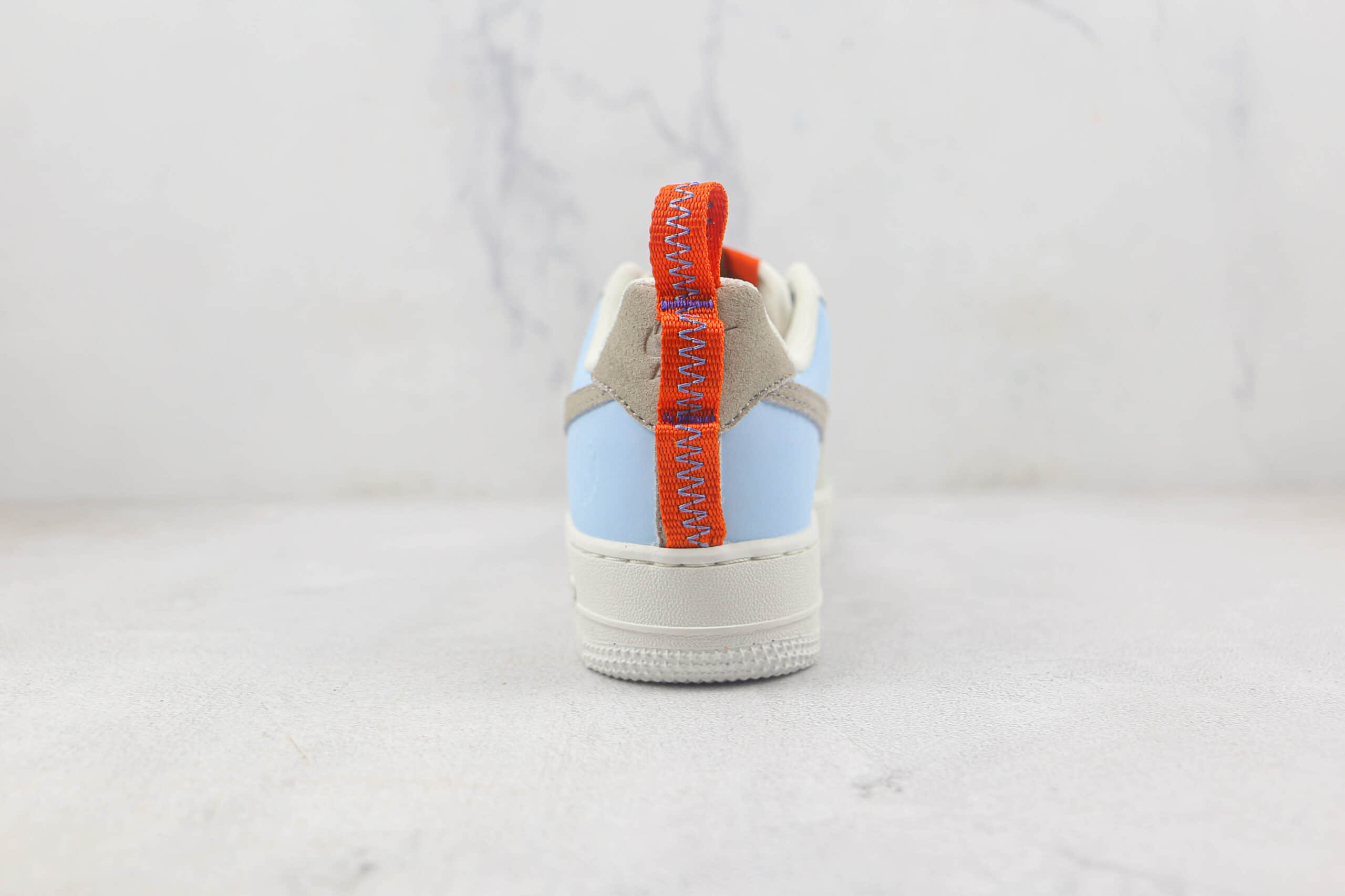 耐克Nike Air Force 1 Low莆田纯原复刻版本低帮空军一号灰黄蓝三色拼接板鞋内置气垫原盒原标 货号：DX6042-111