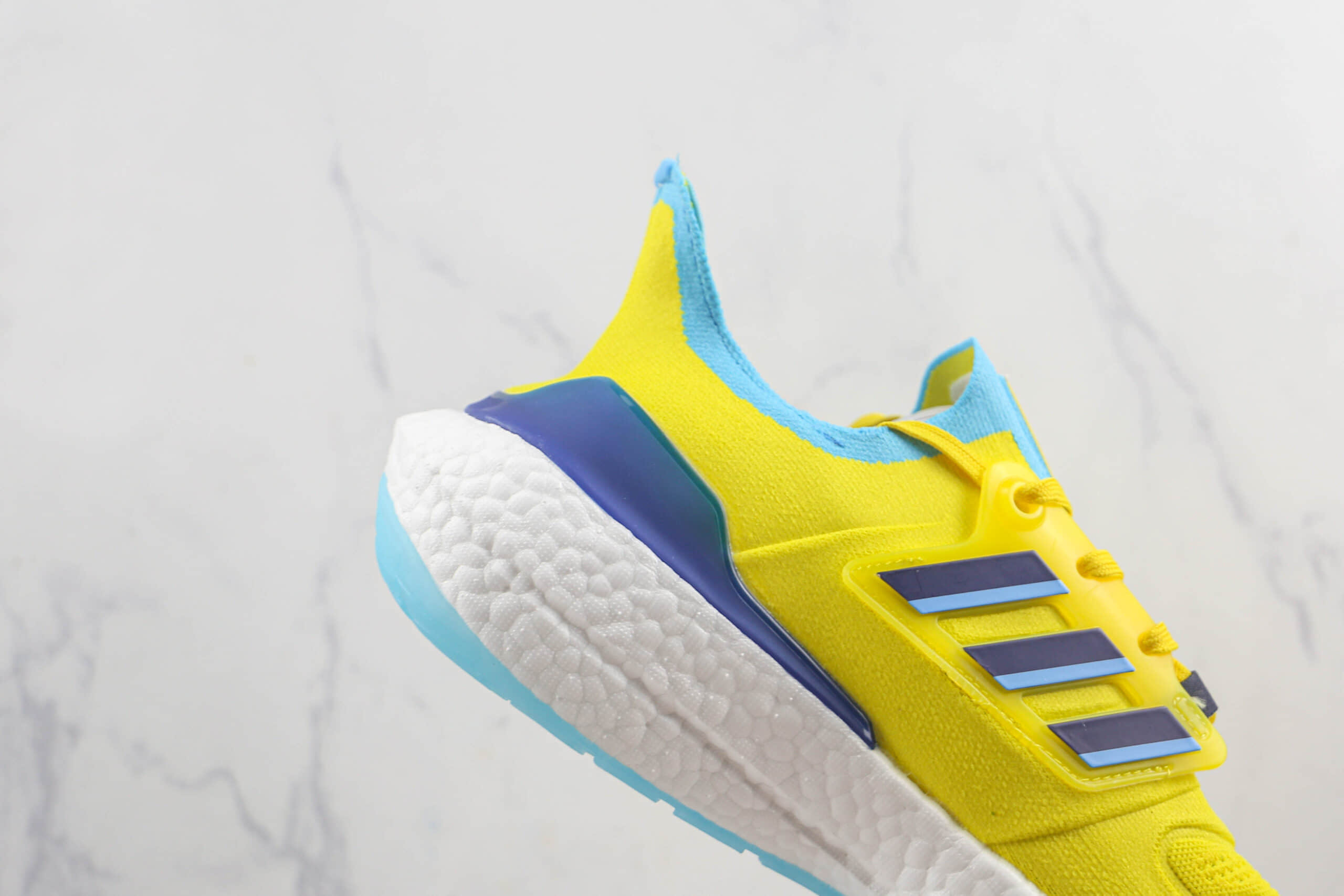 阿迪达斯Adidas Ultra Boost 22 Consortium莆田纯原复刻版本UB8.0白蓝黄色爆米花跑鞋原鞋开模 货号:GW1710