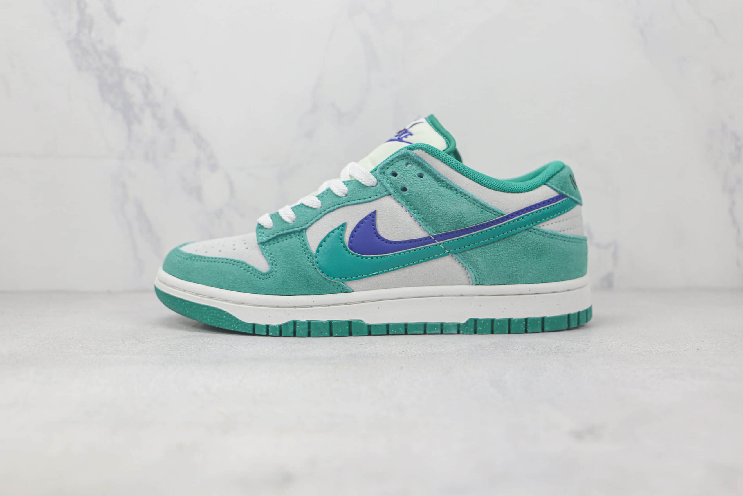 耐克Nike Dunk Low SE 85莆田纯原复刻版本低帮DUNK蓝绿双钩板鞋原楦头纸板打造 货号:DO9457-101