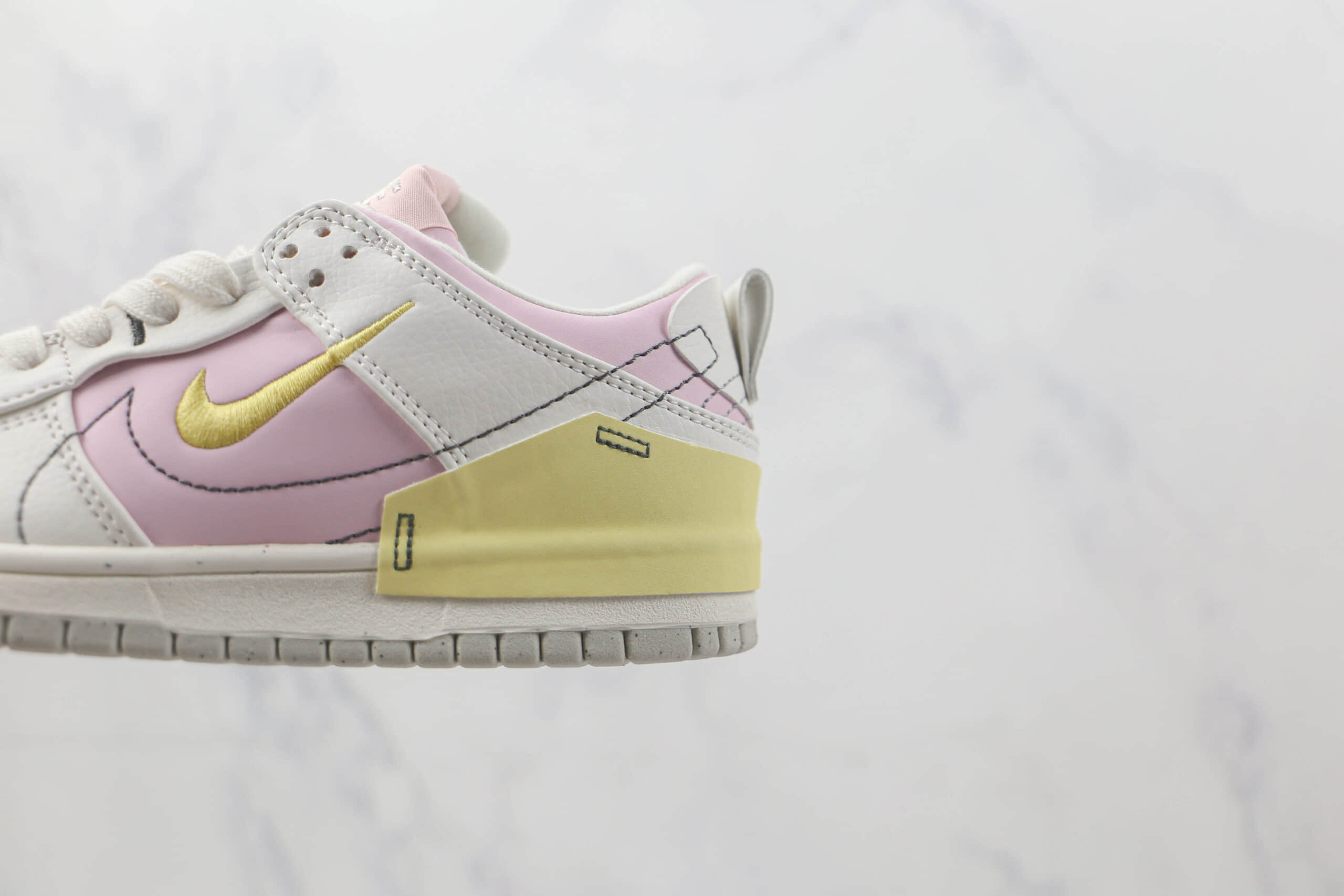 耐克Nike Dunk Low Disrupt 2 Easter莆田纯原复刻版本低帮DUNK蛇纹白粉配色板鞋原楦头纸板打造 货号：DV4024-001