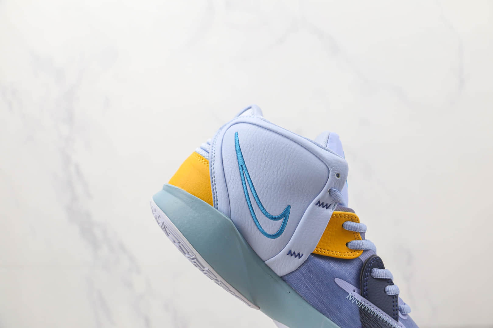 耐克Nike Kyrie Low 8 EP莆田纯原复刻版本欧文8代蓝黄色实战篮球鞋原盒原标原档案数据开发 货号:DC9134-101